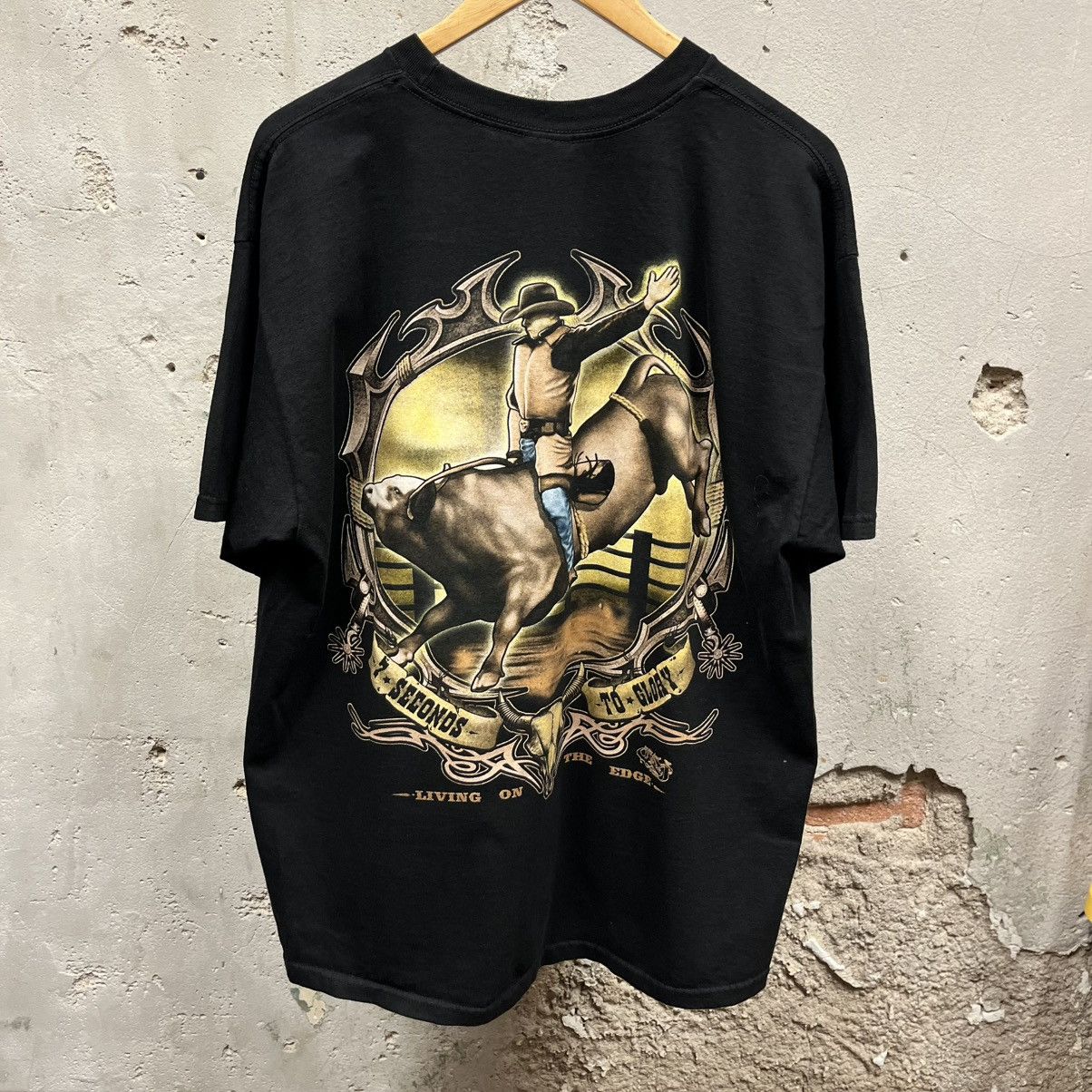 WWE Vintage Y2K 7 Seconds To Glory Bull Riding T-Shirt XL Size US XL / EU 56 / 4 - 1 Thumbnail