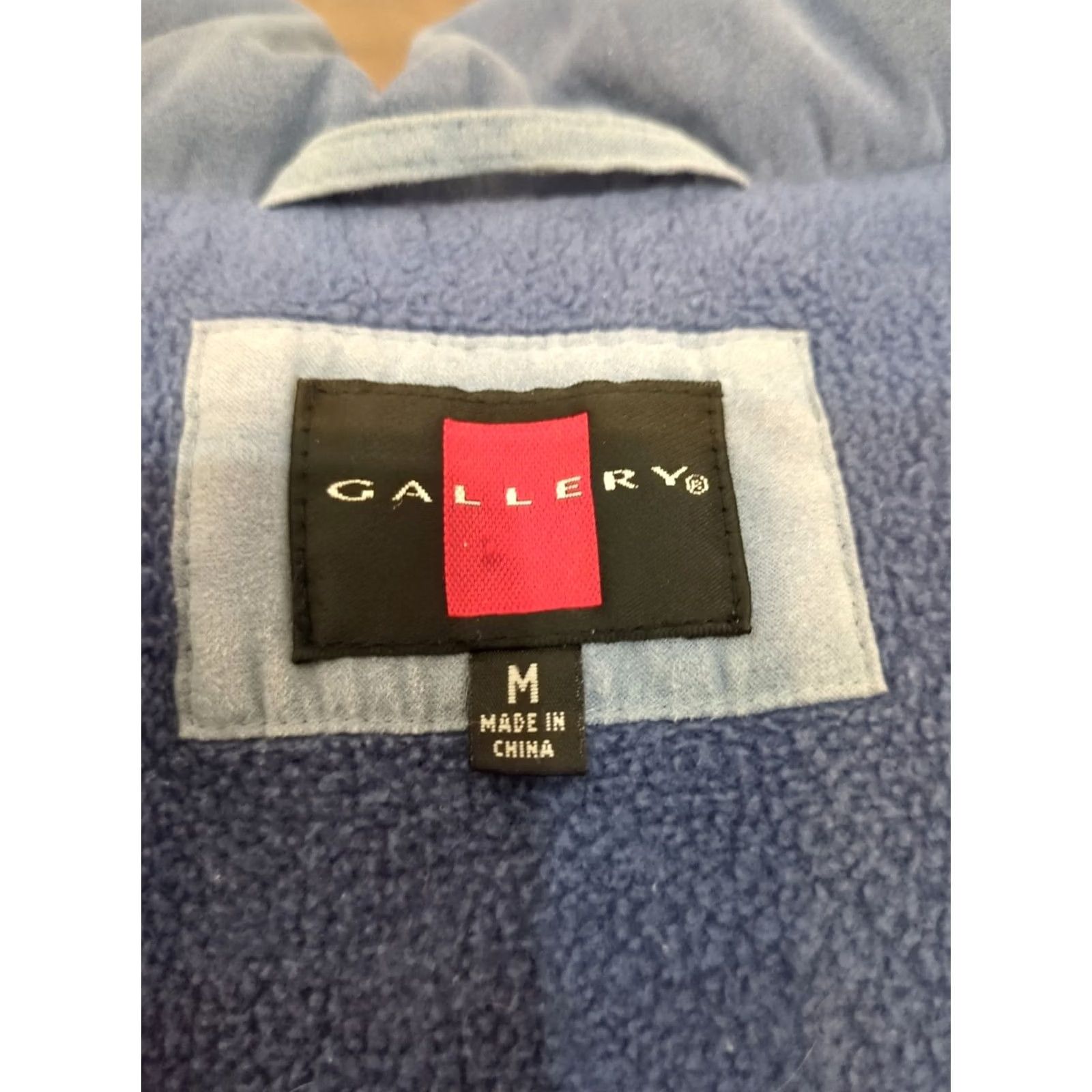 Vintage Gallery Jacket Women's Long Blue Pockets Zip Snap Removable Hood Rain Coat X-Large? (Note: Original lists Large; adjust to valid) Size M / US 6-8 / IT 42-44 - 5 Thumbnail