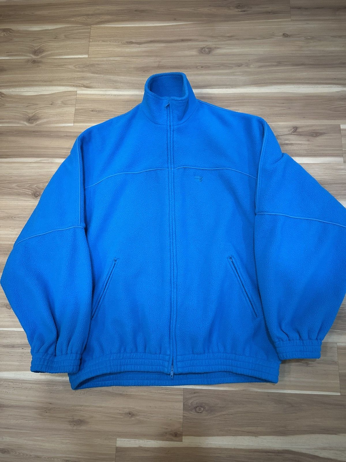 Balenciaga Balenciaga Sporty B Fleece Zip Up Size US L / EU 52-54 / 3 - 4 Thumbnail