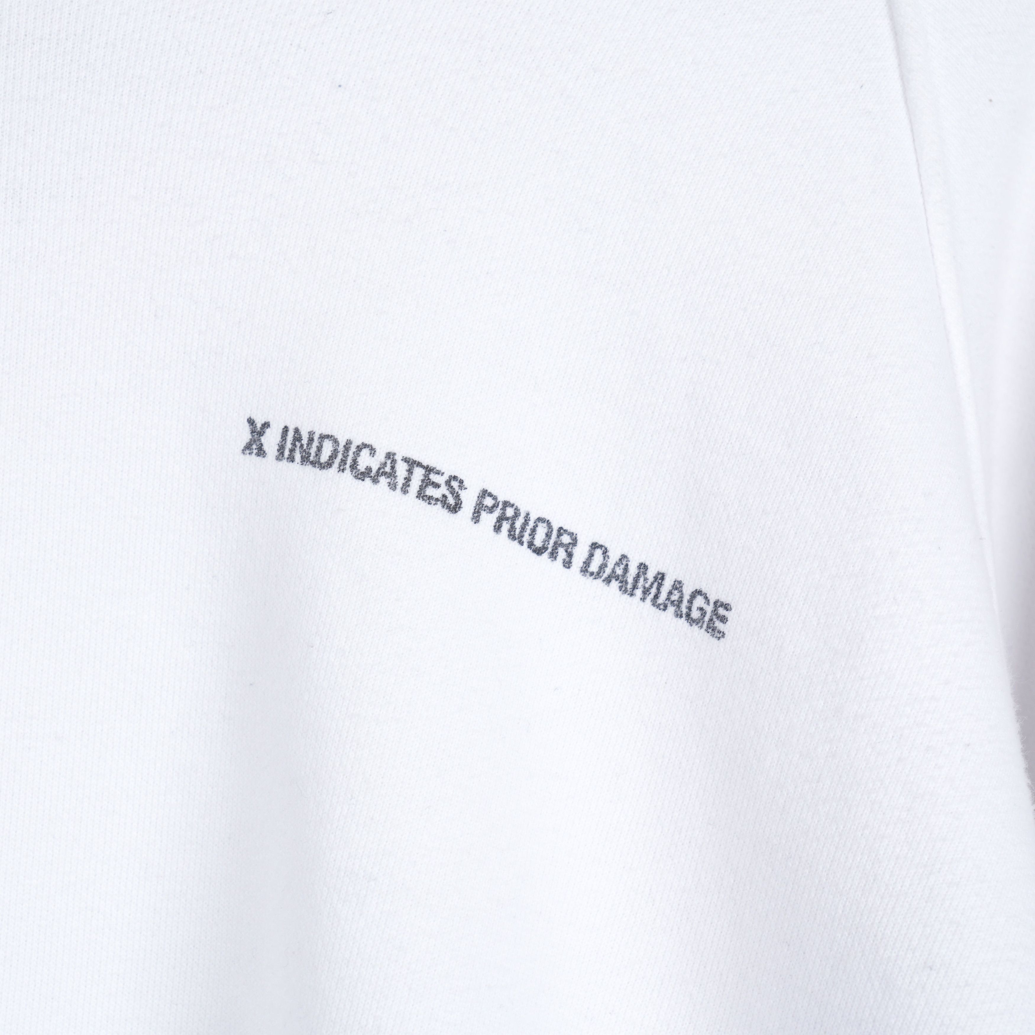 Enfants Riches Deprimes ERD X INDICATES PRIOR DAMAGE WHITE HOODIE Size US XL / EU 56 / 4 - 3 Thumbnail