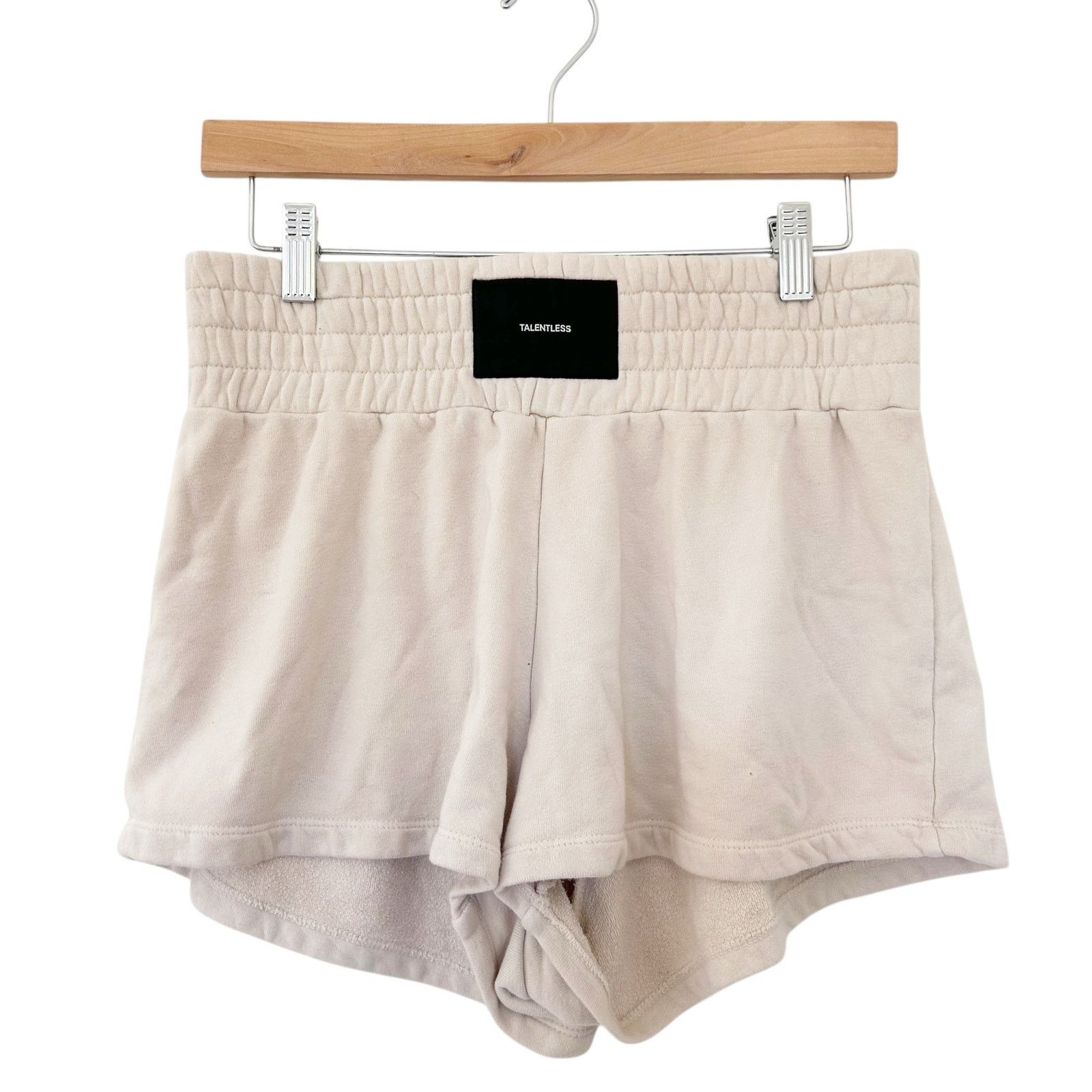 Talentless Talentless Cream Sweat Shorts Sz M Size 30" / US 8 / IT 44 - 1 Thumbnail