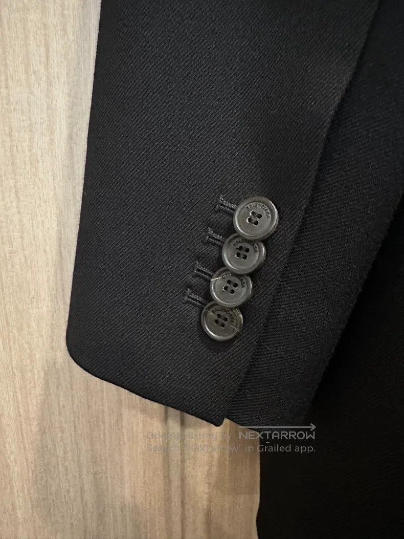 Balenciaga Balenciaga Solid black single-breasted long sleeve suit ja Size XXS / US 00 / IT 34 - 3 Thumbnail
