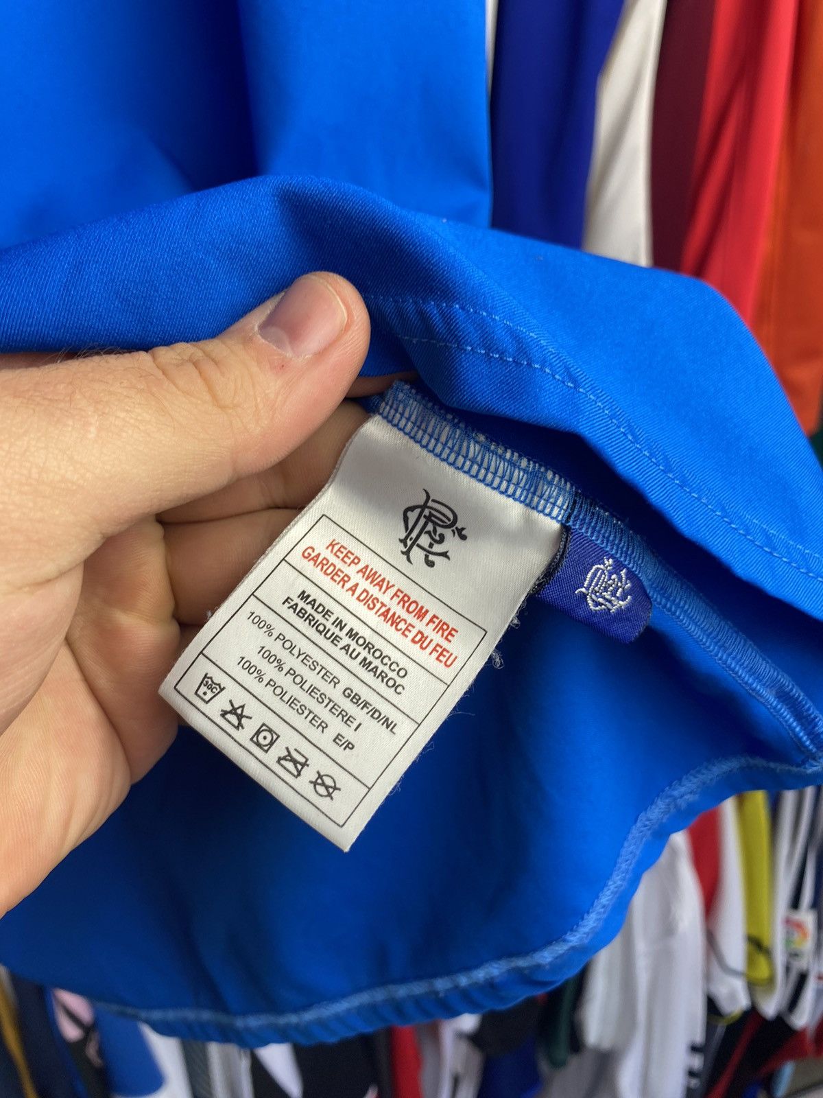 Diadora 2003/04 DIADORA RANGERS HOME SOCCER FOOTBALL JERSEY SHIRT Size US L / EU 52-54 / 3 - 7 Thumbnail