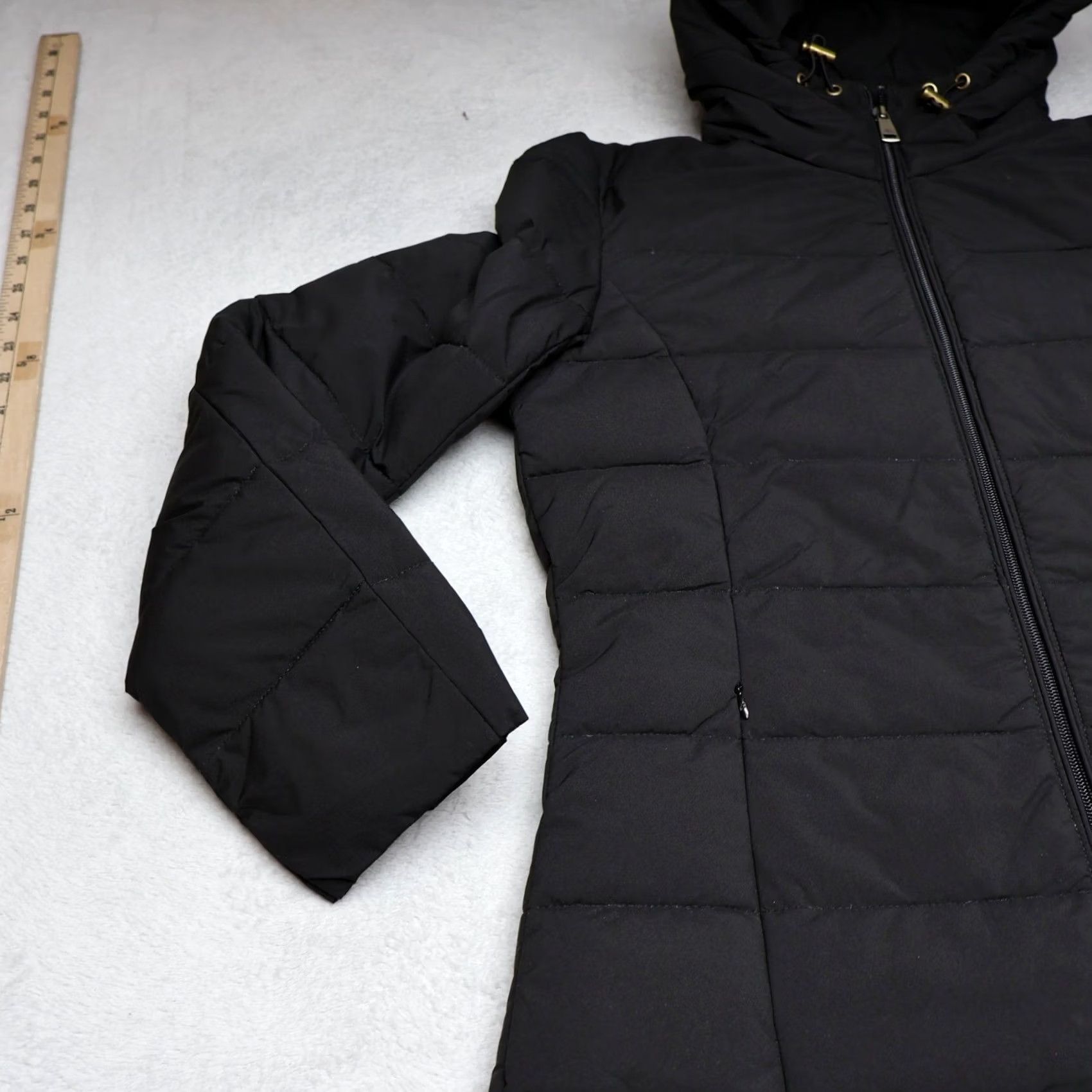 Ralph Lauren Lauren Ralph Lauren Puffer Jacket Women Petite Small Black Quilted Winter Designer NWD Size S / US 4 / IT 40 - 3 Thumbnail