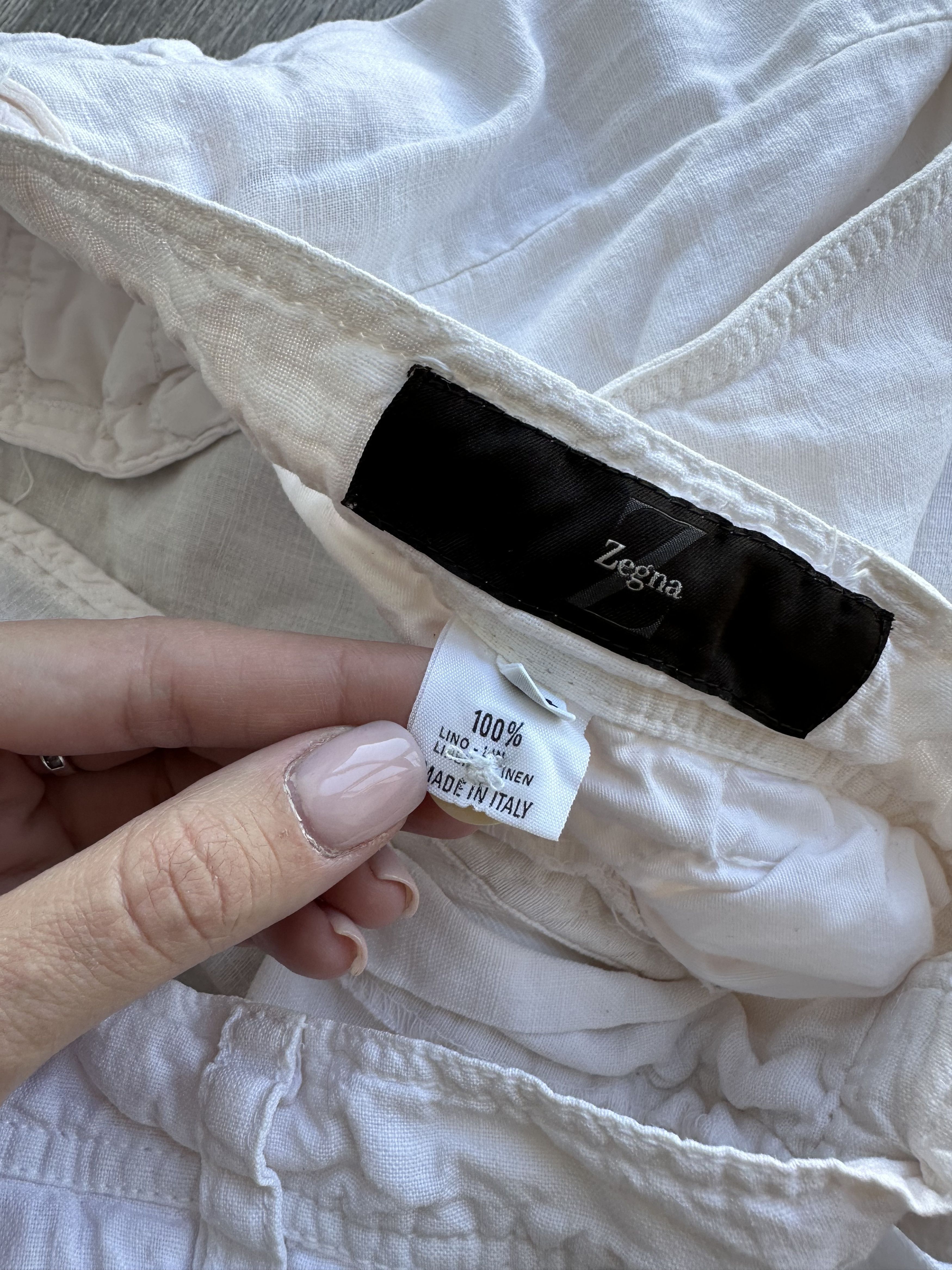 Ermenegildo Zegna × Z Zegna Z Zegna Linen pants Size 32" / US 10 / IT 46 - 6 Thumbnail