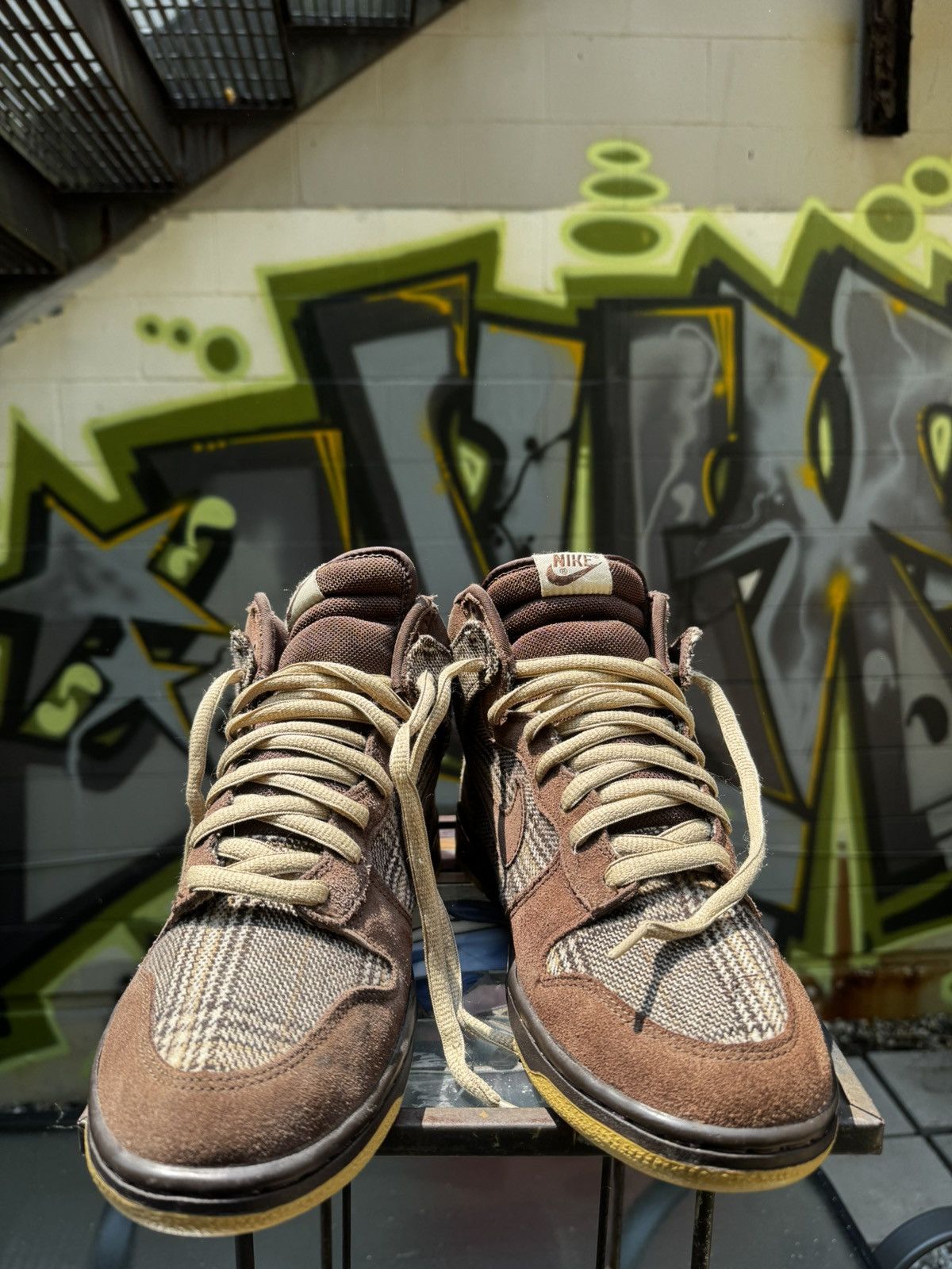 Nike Nike dunk “tweed” 2004 Size US 10 / EU 43 - 6 Thumbnail
