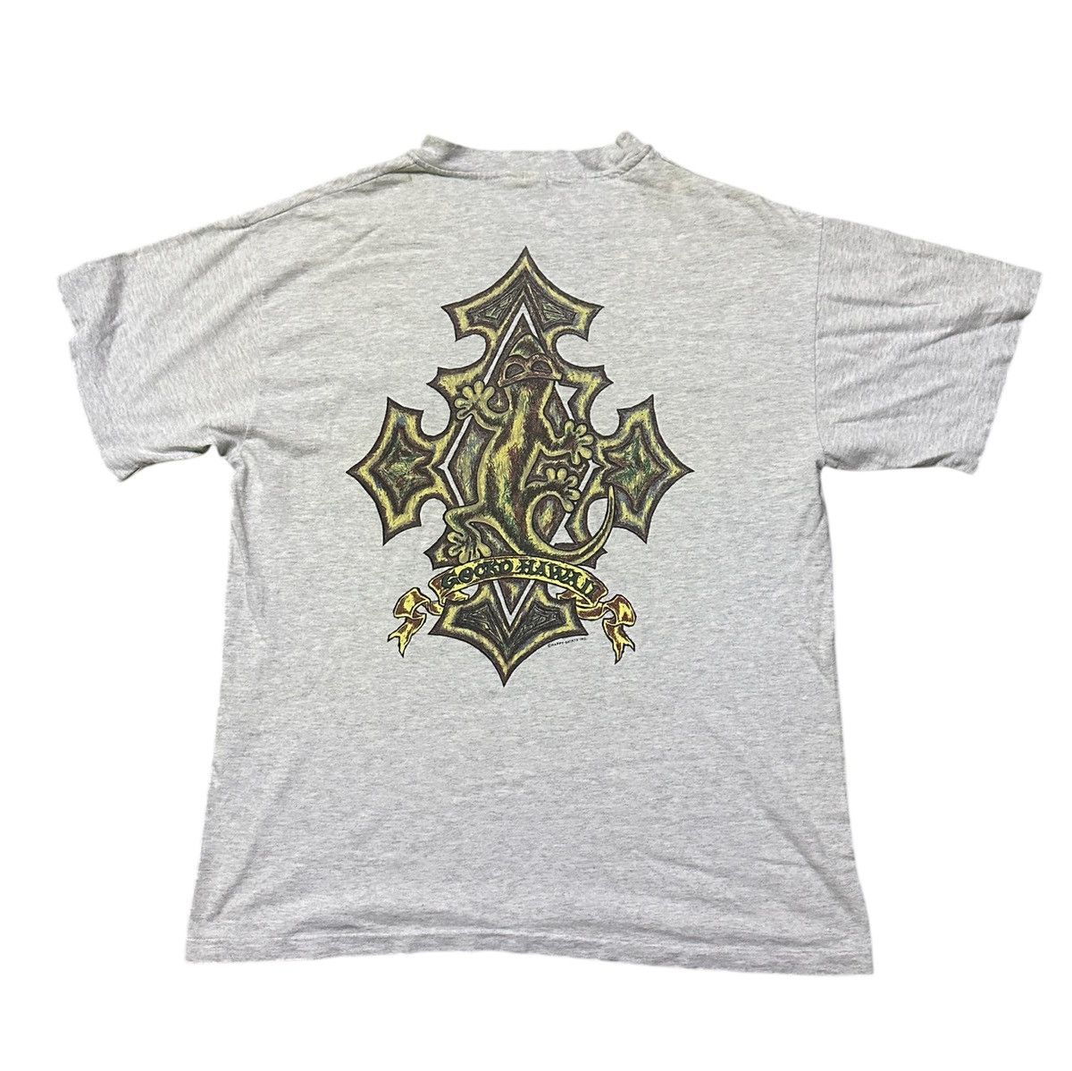 Vintage Vintage 90s Gecko hawaii backhit tshirt size L Size US L / EU 52-54 / 3 - 1 Thumbnail