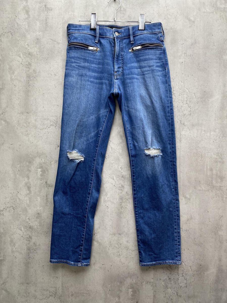 GU × Undercover GU x UNDERCOVER Slim Damaged Denim Pants Blue Size S Size US 28 / EU 44 - 1 Thumbnail