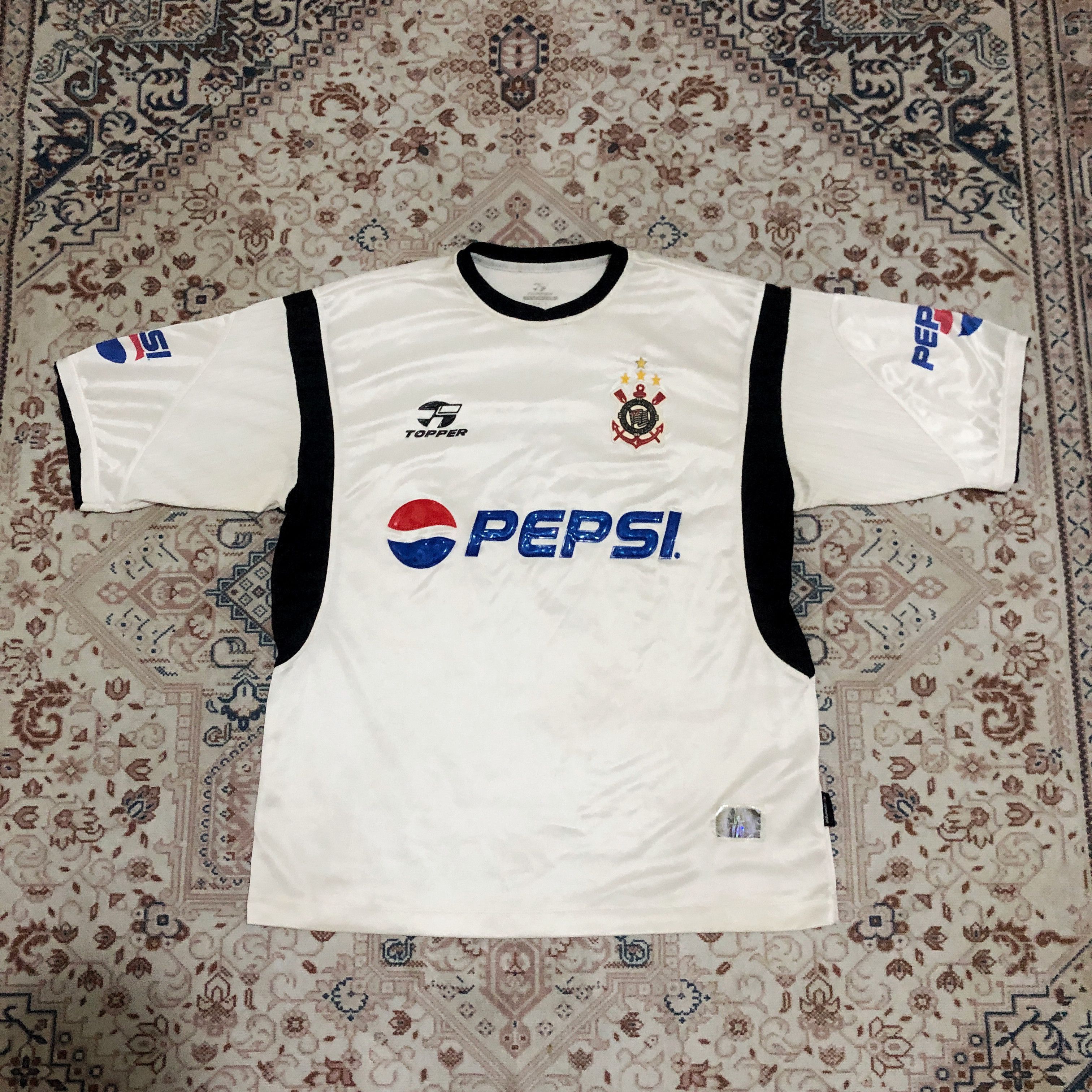 【US規格】希少 ナイキ CORINTHIANS PEPSI サッカーシャツ 白 Corinthians Jersey | Grailed