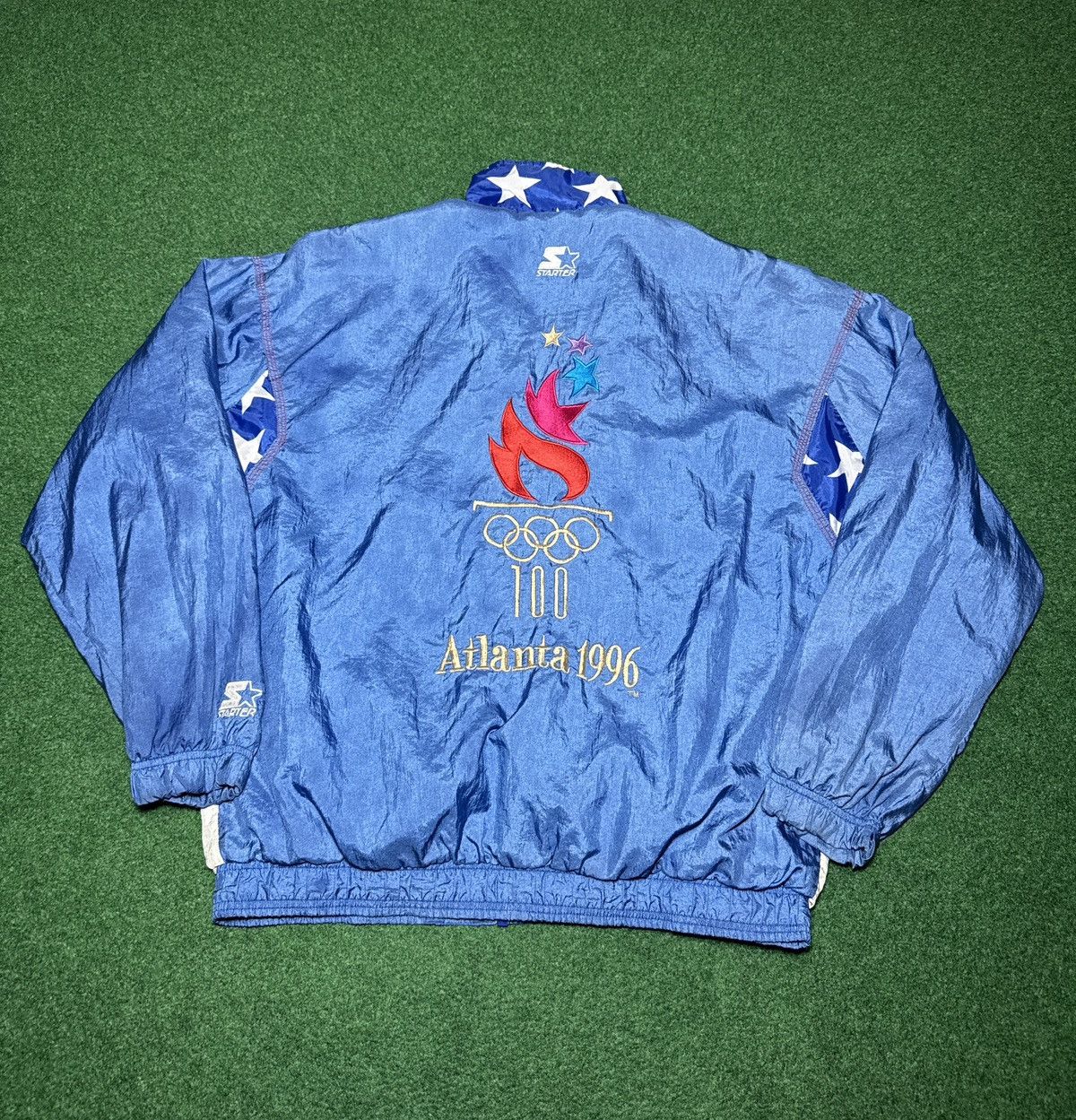 Starter Vintage 90s Starter Olympics Team USA Windbreaker Jacket Size US M / EU 48-50 / 2 - 6 Thumbnail