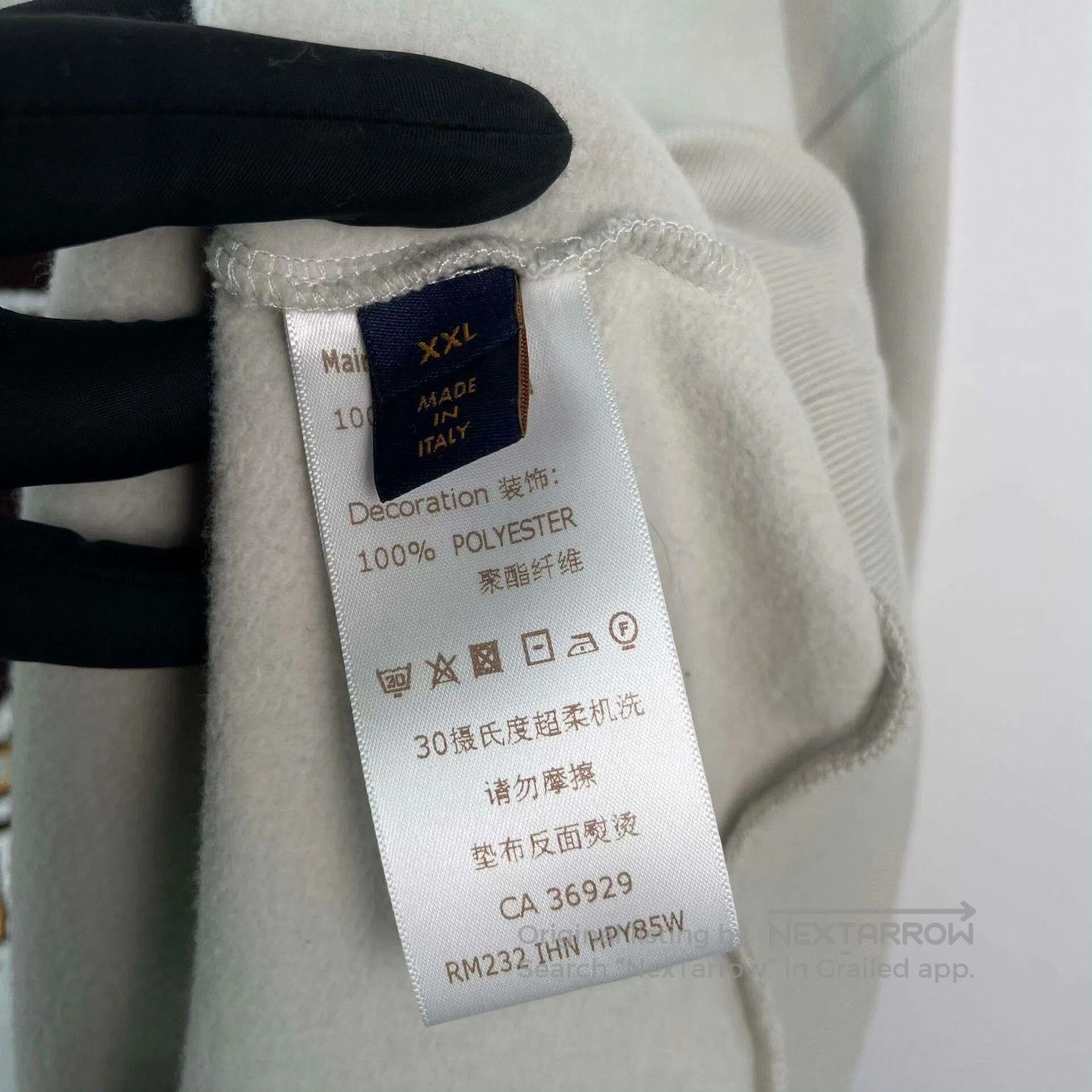 Louis Vuitton Louis Vuitton Eye Embroidery Sweatshirt XXL. Size US XXL / EU 58 / 5 - 6 Thumbnail