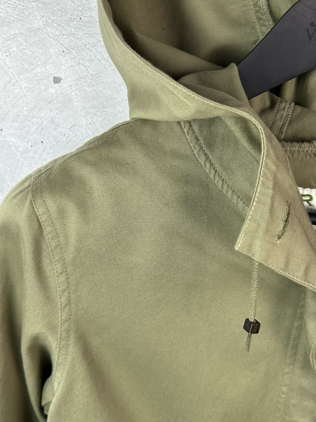 Orvis Vintage Orvis Khaki Cotton Patch Pocket Light Hooded Jacket Size US M / EU 48-50 / 2 - 8 Thumbnail