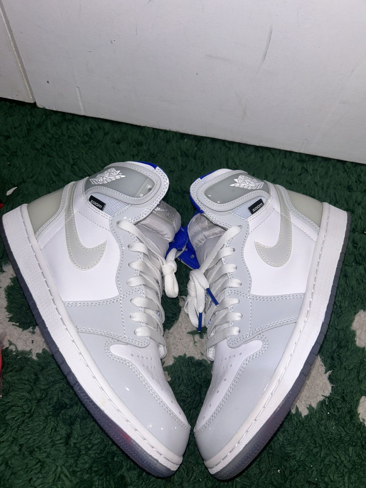 Jordan Brand Size 9.5 - Air Jordan 1 Zoom High Racer Blue Preowned Size US 9.5 / EU 42-43 - 2 Thumbnail