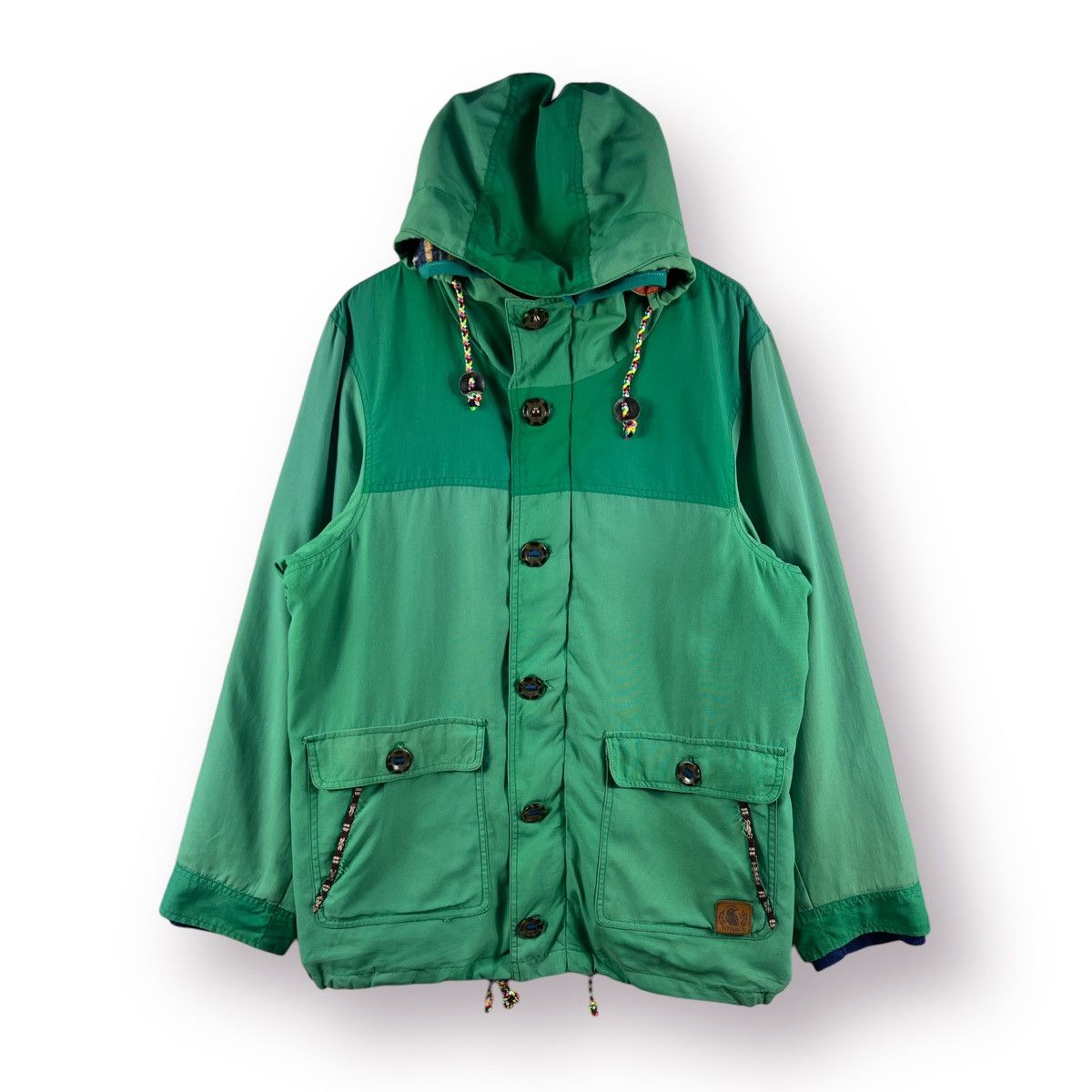 Japanese Brand × Native 🔥 TITICACA TWO WAY FLEECE NAVAJO DESIGN OUTDOOR JACKET - M Size US M / EU 48-50 / 2 - 1 Thumbnail