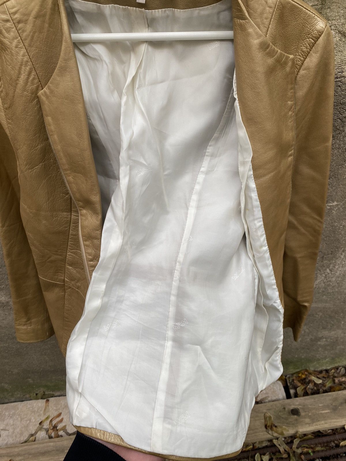 MCM Vintage MCM Leather Jacket Size XS / US 0-2 / IT 36-38 - 7 Thumbnail