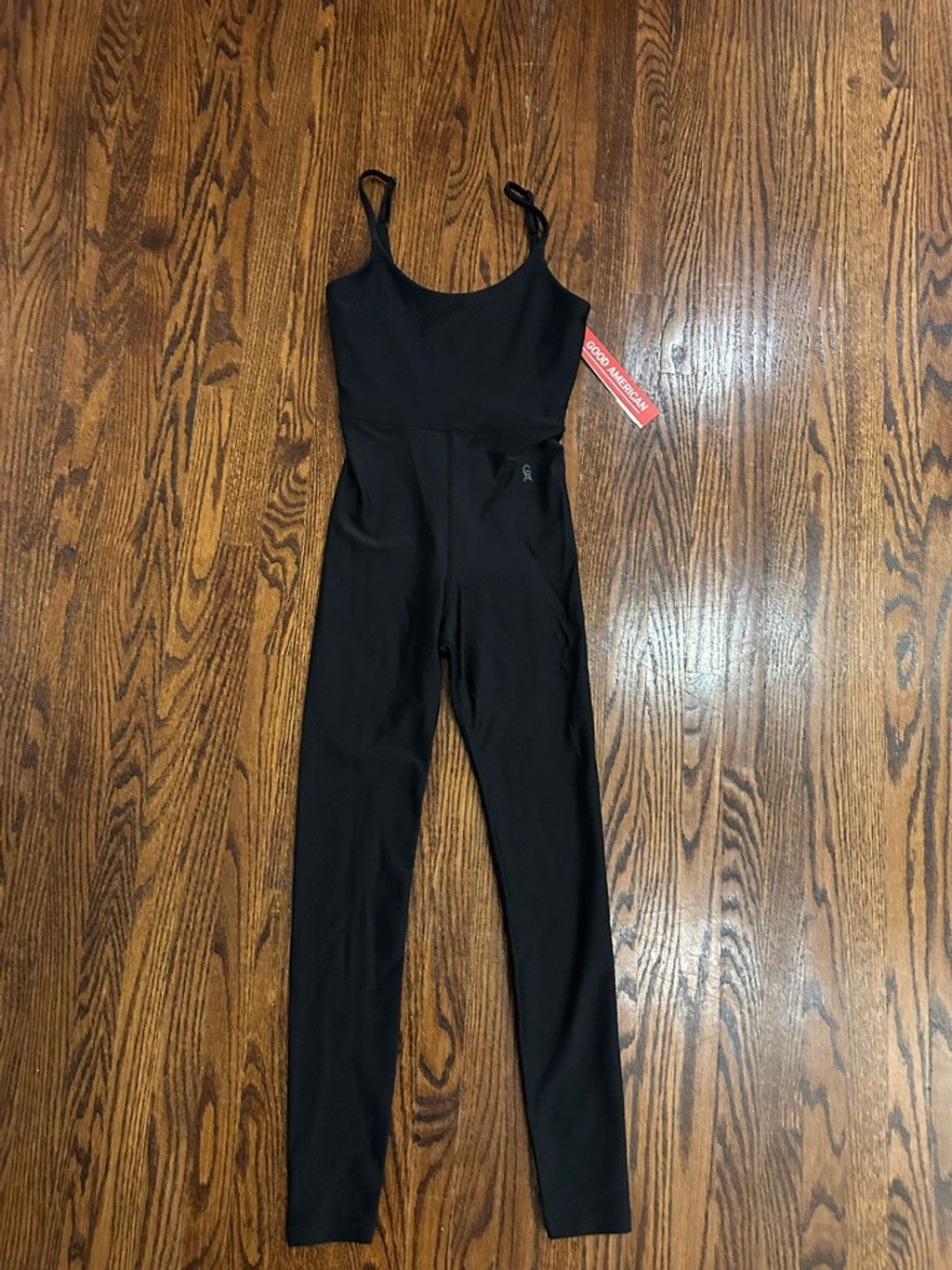 Good American Women's Good American black glossy Jumpsuit XS Black Size 25" / US 0 / IT 36 - 2 Thumbnail
