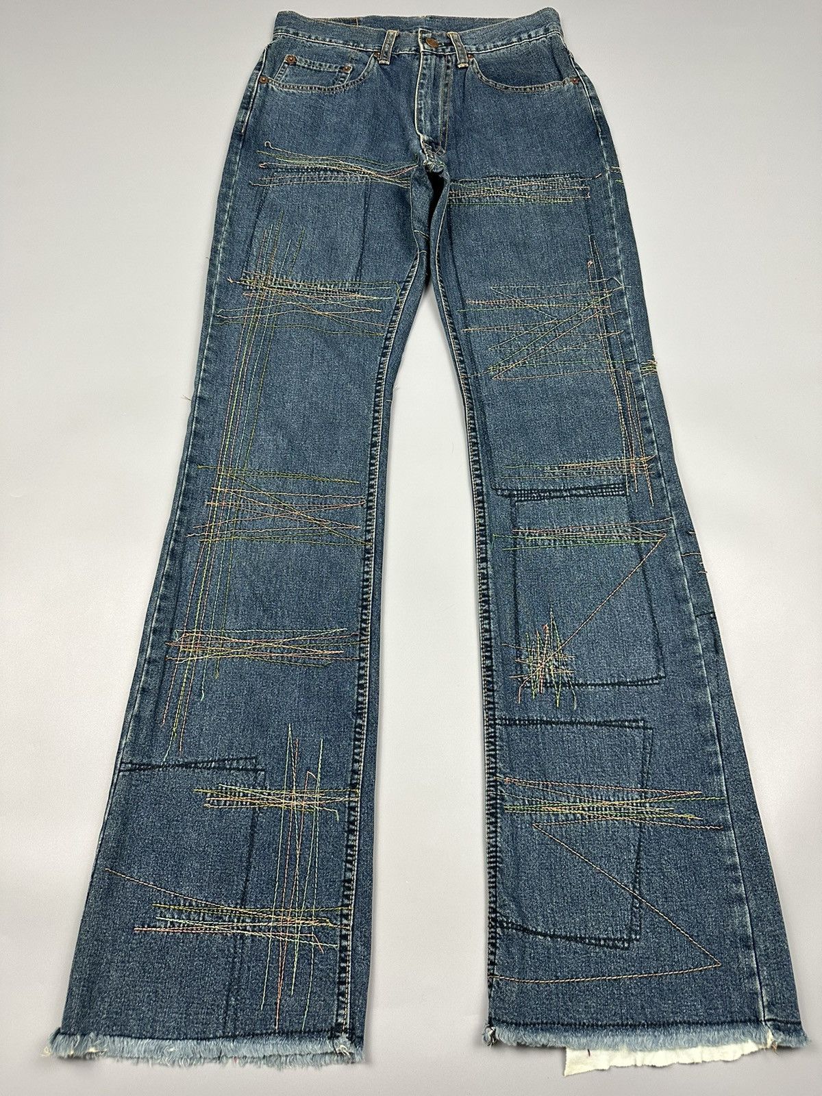 Hysteric Glamour × Japanese Brand 🔥Rare🔥 Kinky Hysteric Glamour Flared Denim Size US 28 / EU 44 - 3 Thumbnail