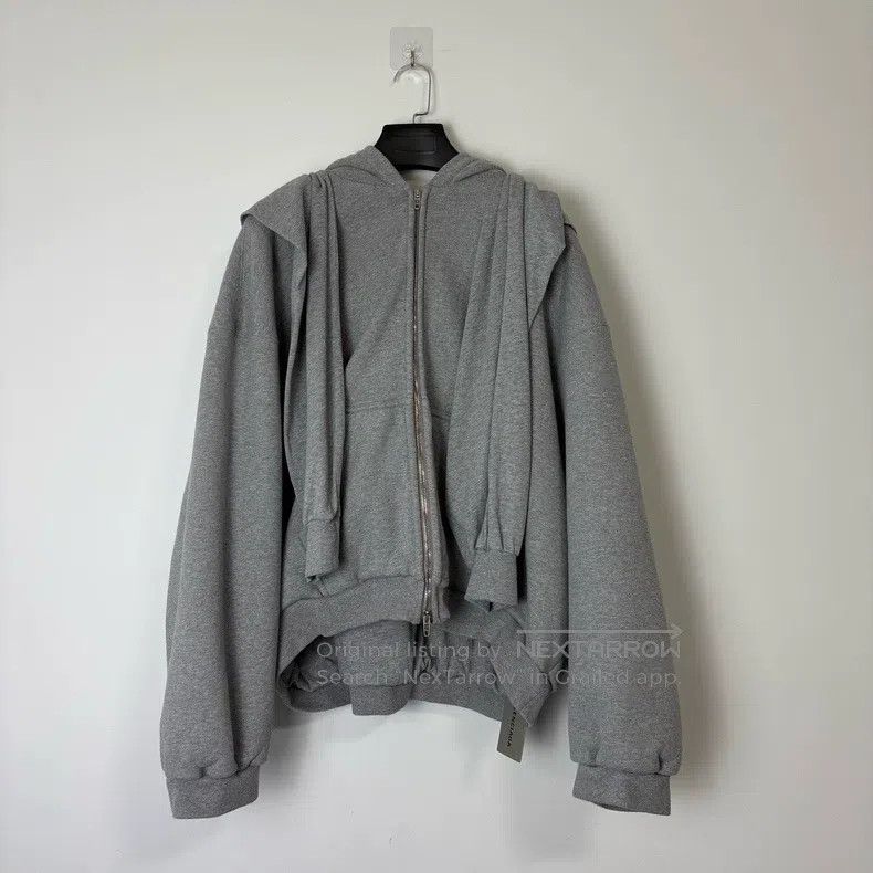Balenciaga Balenciaga Four Sleeve Zipper Hoodie Size US L / EU 52-54 / 3 - 1 Thumbnail