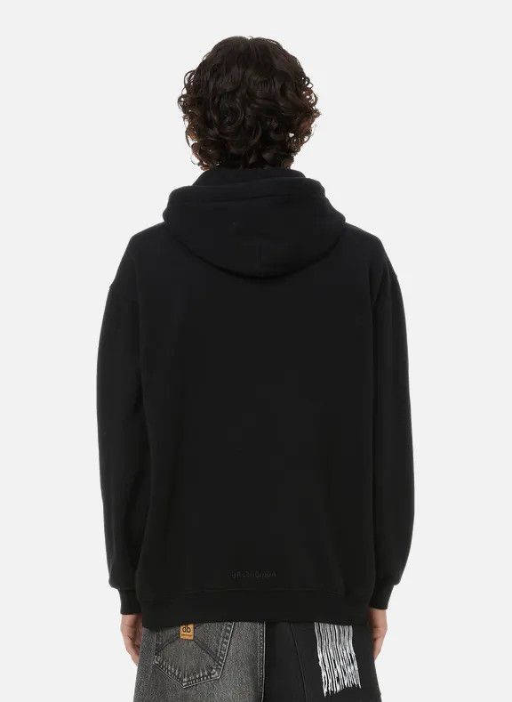 Balenciaga o1s1rm1023 Hoodie in Black Size US M / EU 48-50 / 2 - 2 Thumbnail