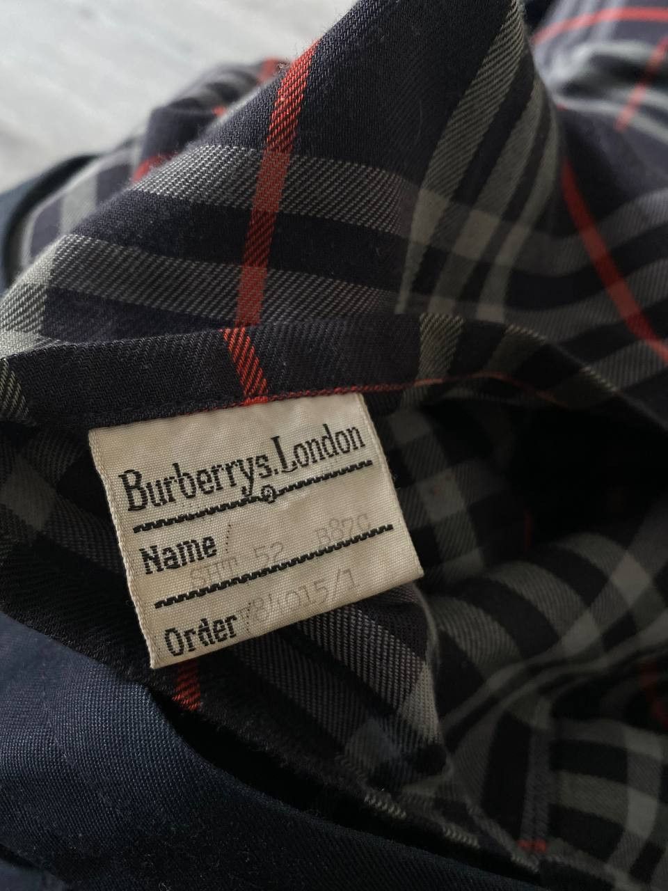 Burberry VINTAGE BURBERRY'S LONDON NAVY TRENCH COAT Size US L / EU 52-54 / 3 - 5 Thumbnail