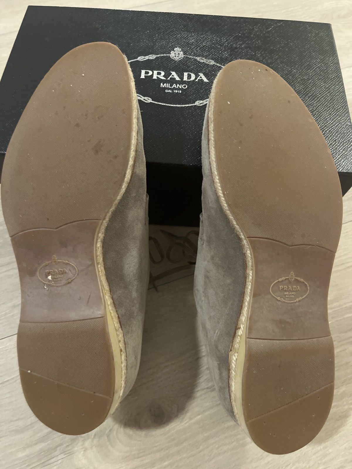 Prada Prada suede shoes size 43-44 Size US 10 / EU 43 - 1 Thumbnail