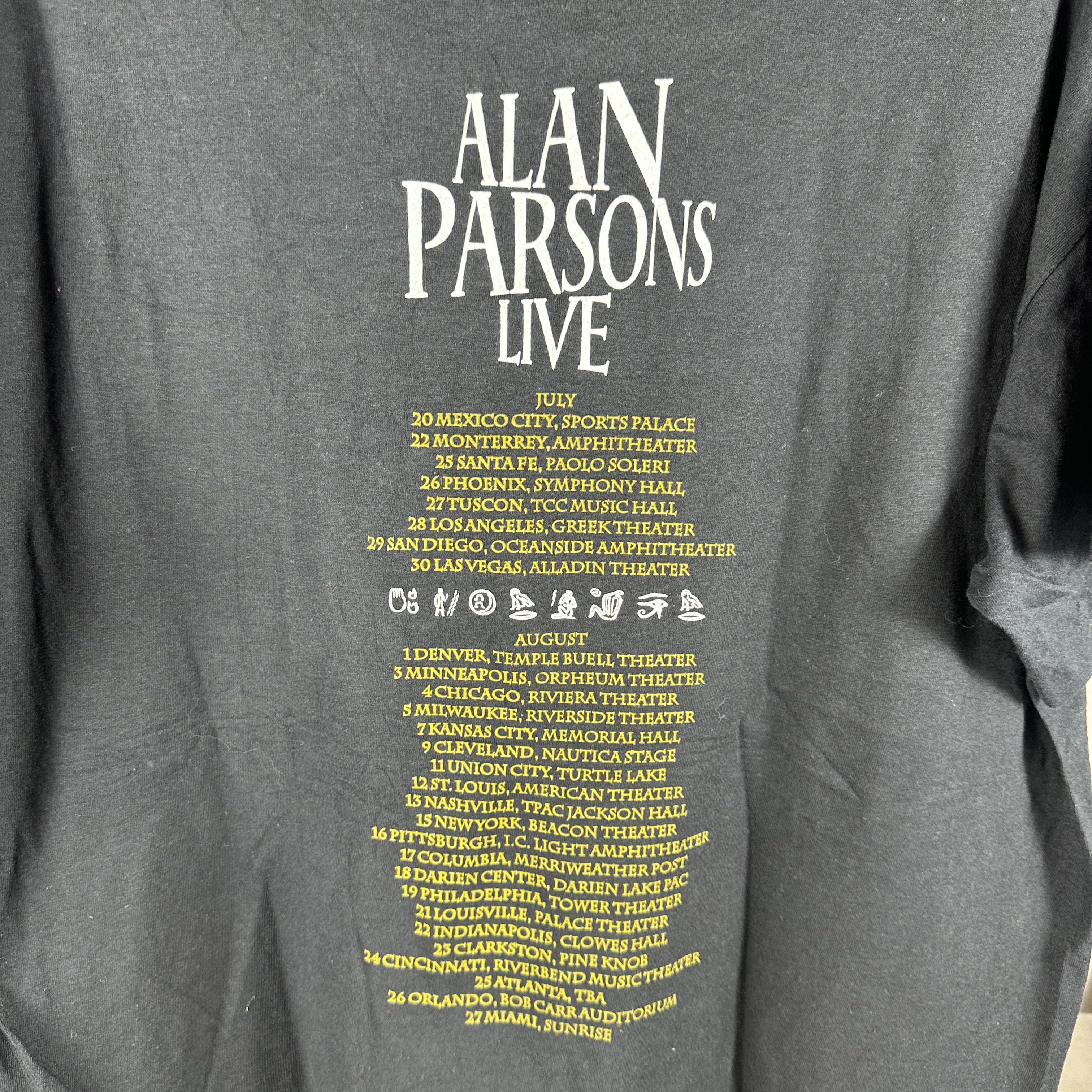 Vintage ​​Vintage 90s Alan Parsons Live Tour Concert ​T-shirt Size US XL / EU 56 / 4 - 4 Thumbnail
