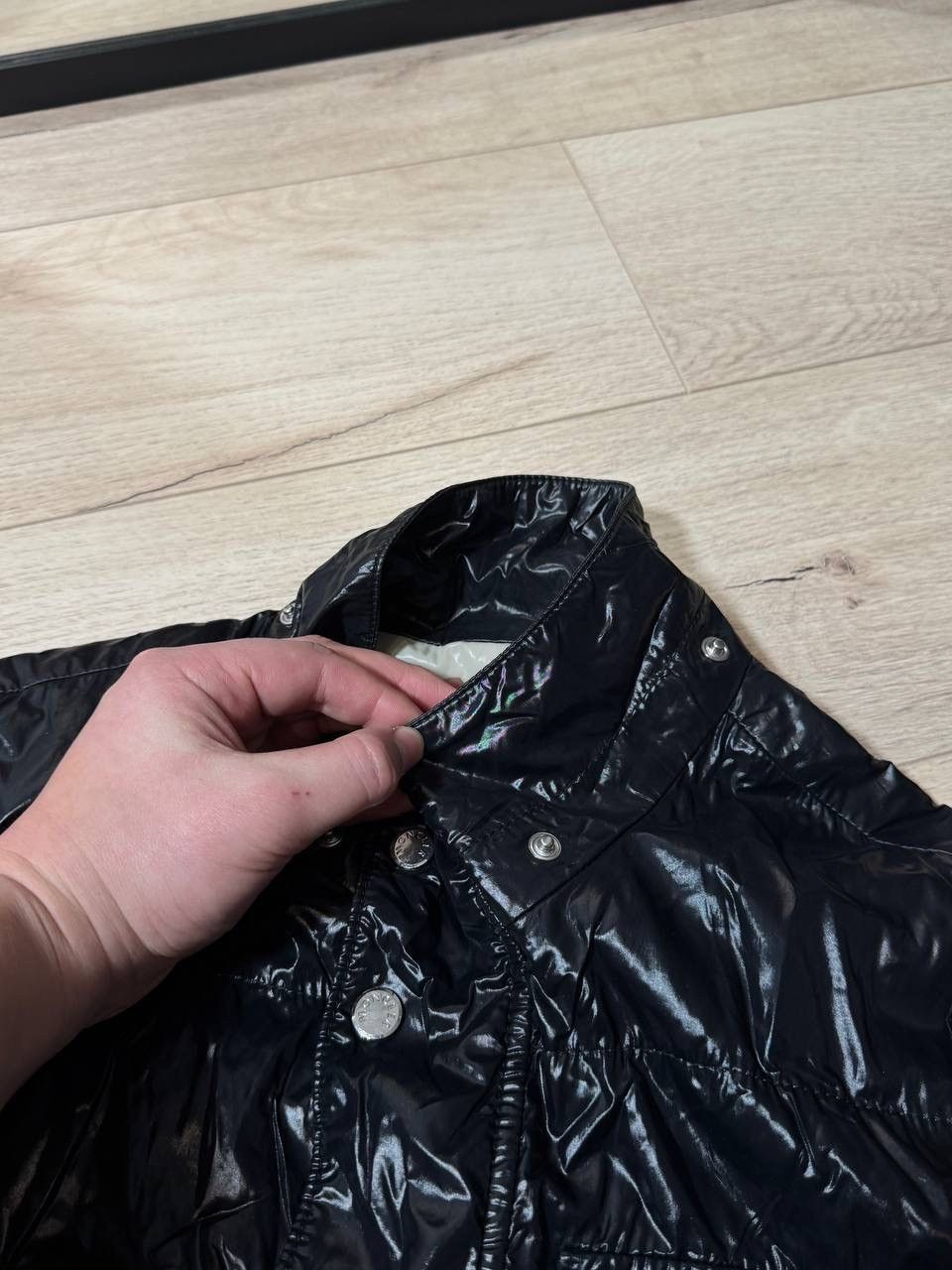 Moncler MONCLER Shiny Black Nylon JACKET Size 2 Size XS / US 0-2 / IT 36-38 - 4 Thumbnail
