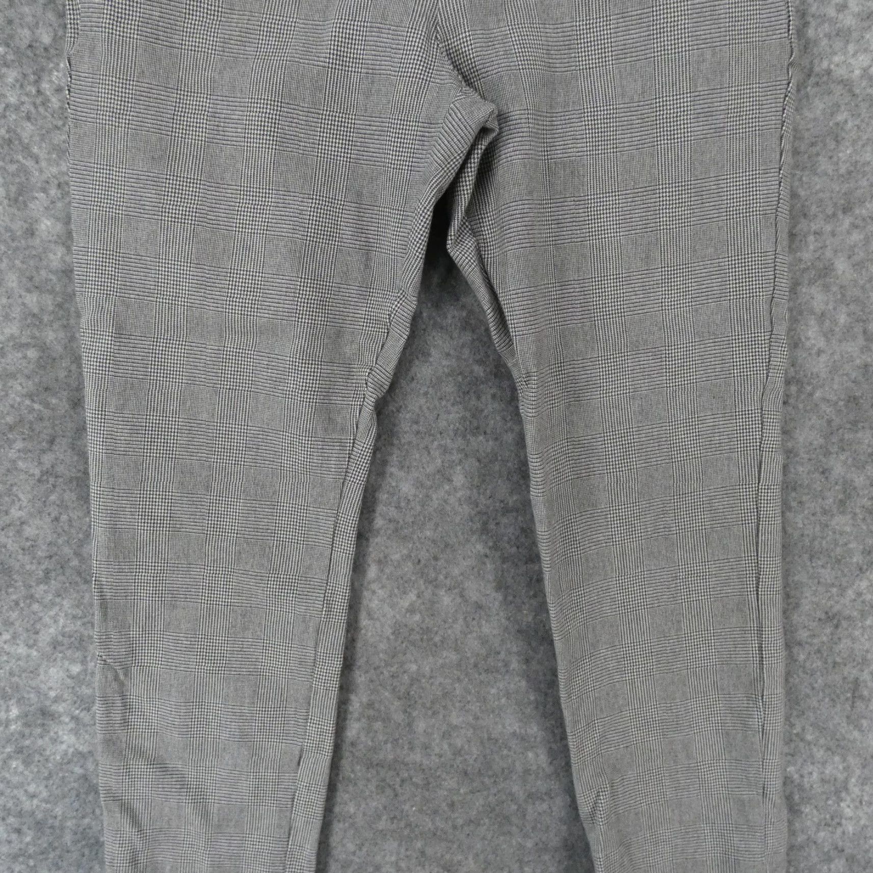 Gap Gap Pants 10 Reg Stretch Slim Ankle High Rise Flat Front Gray Plaid Womens Size 32" / US 10 / IT 46 - 4 Thumbnail