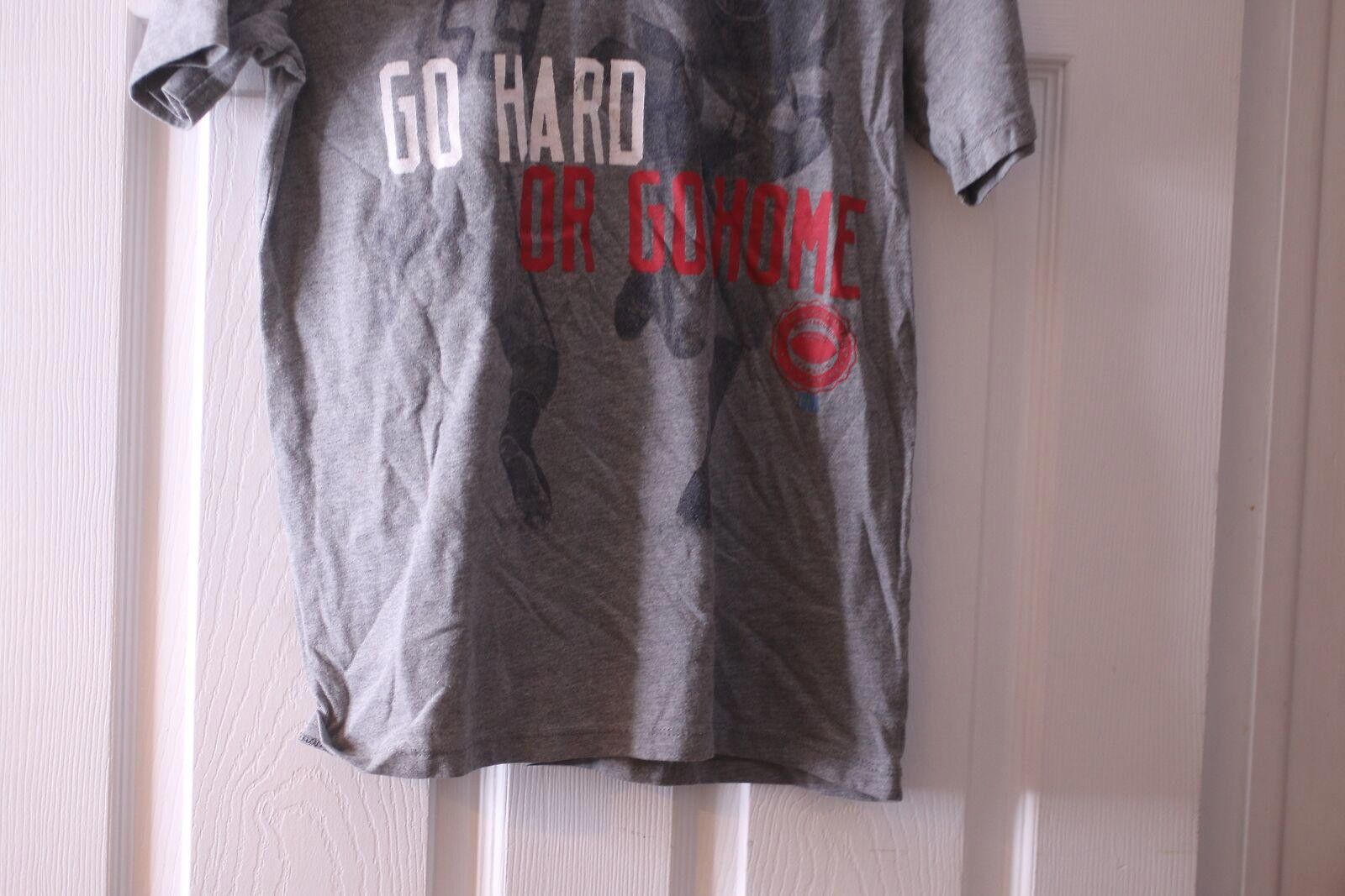 Other Size xxl go hard or go home grey t-shirt Footbal sport #59 Size US XXL / EU 58 / 5 - 2 Thumbnail