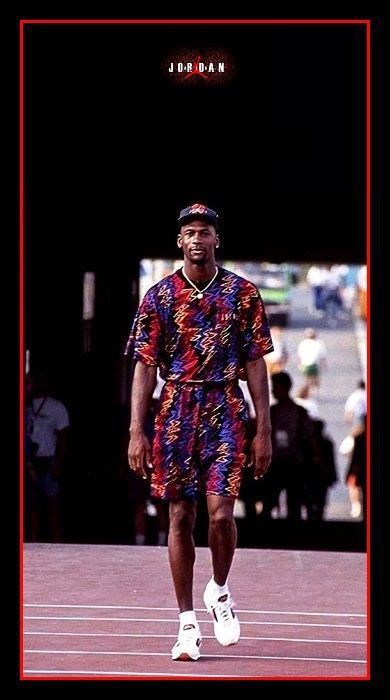 VTG 1992 Nike Air Jordan Barcelona Olympics Geometric Shirt