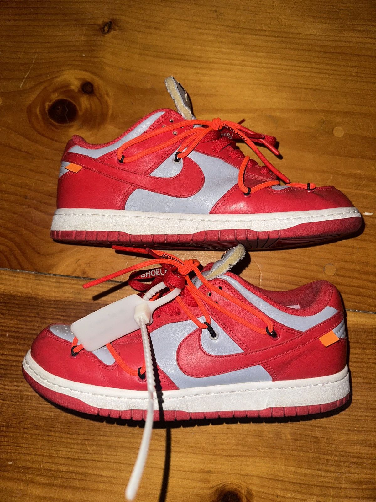 Nike Off-White x Dunk Low 'University Red'