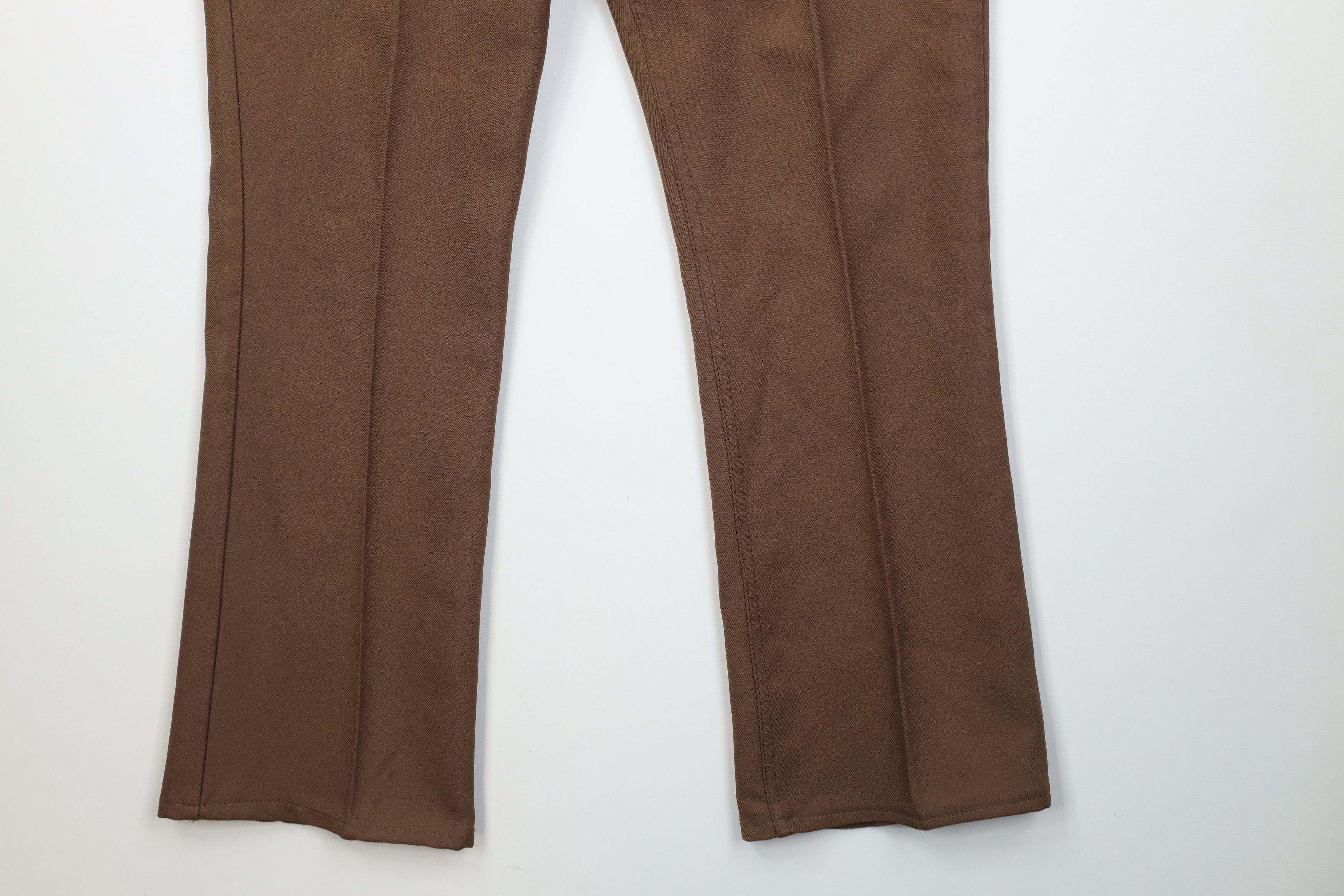 Wrangler Vintage 70s Wrangler Knit Flared Wide Leg Chino Pants USA Size US 36 / EU 52 - 5 Thumbnail