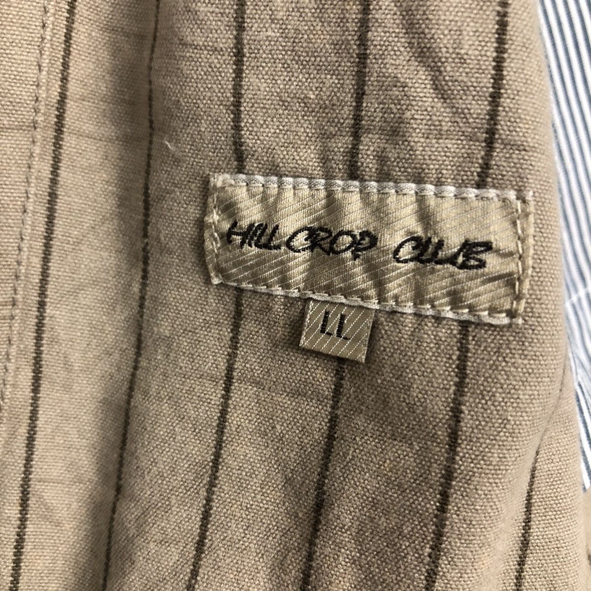 Japanese Brand Vtg Hickory Chore Jacket Striped Hillcrop Club Issey Miyake Size US L / EU 52-54 / 3 - 17 Thumbnail