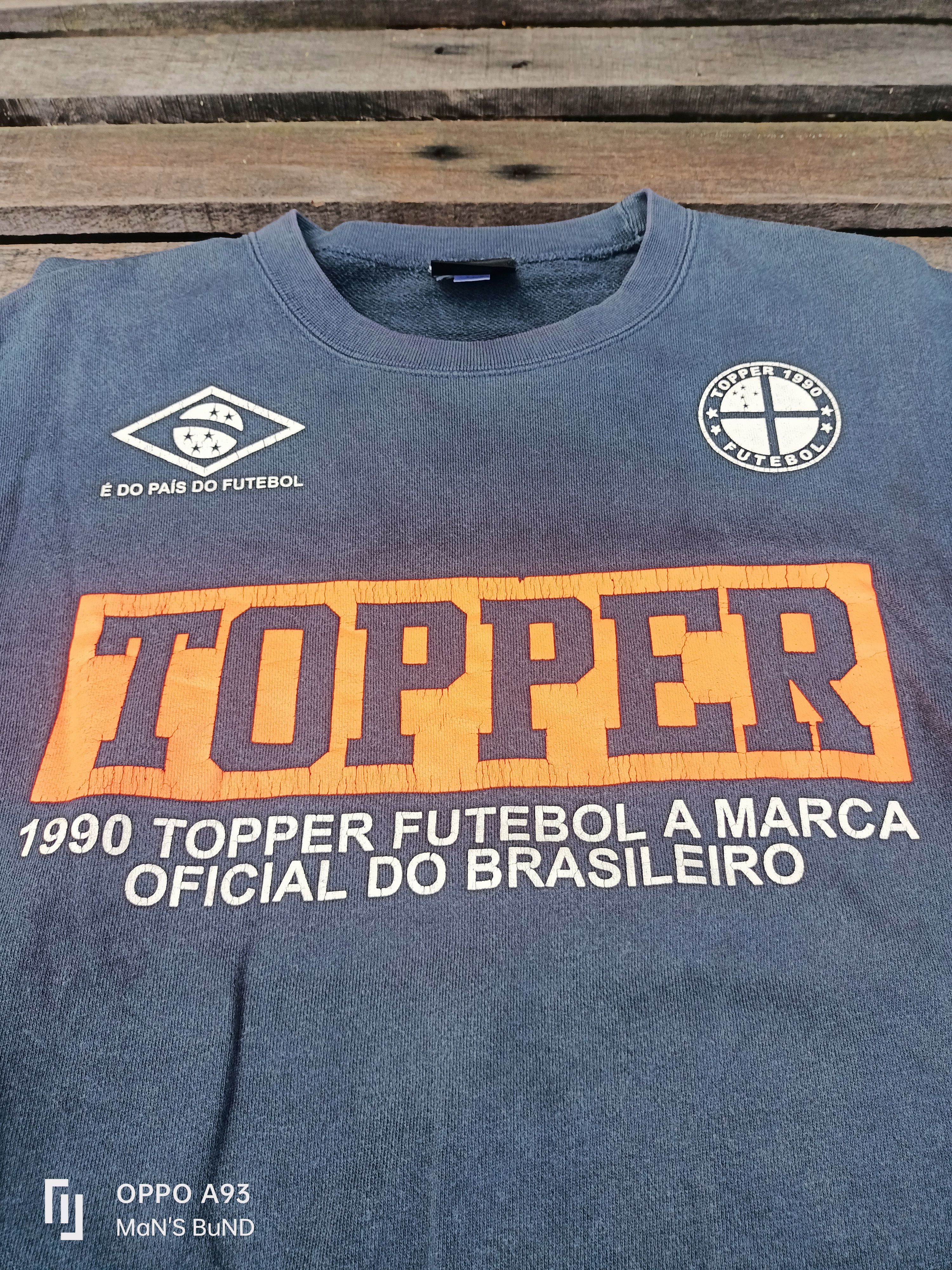 Vintage Vintage 1990 Topper Sweatshirt Size US M / EU 48-50 / 2 - 6 Thumbnail