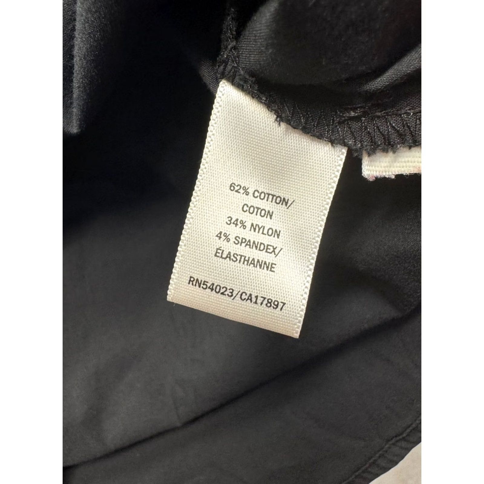 Old Navy Old Navy Womens Black Short Sleeve Shirt XL Button-Down Ruched Sleeve Cotton Nylon Spandex Womens XL Black Shirt Size XL / US 12-14 / IT 48-50 - 6 Thumbnail