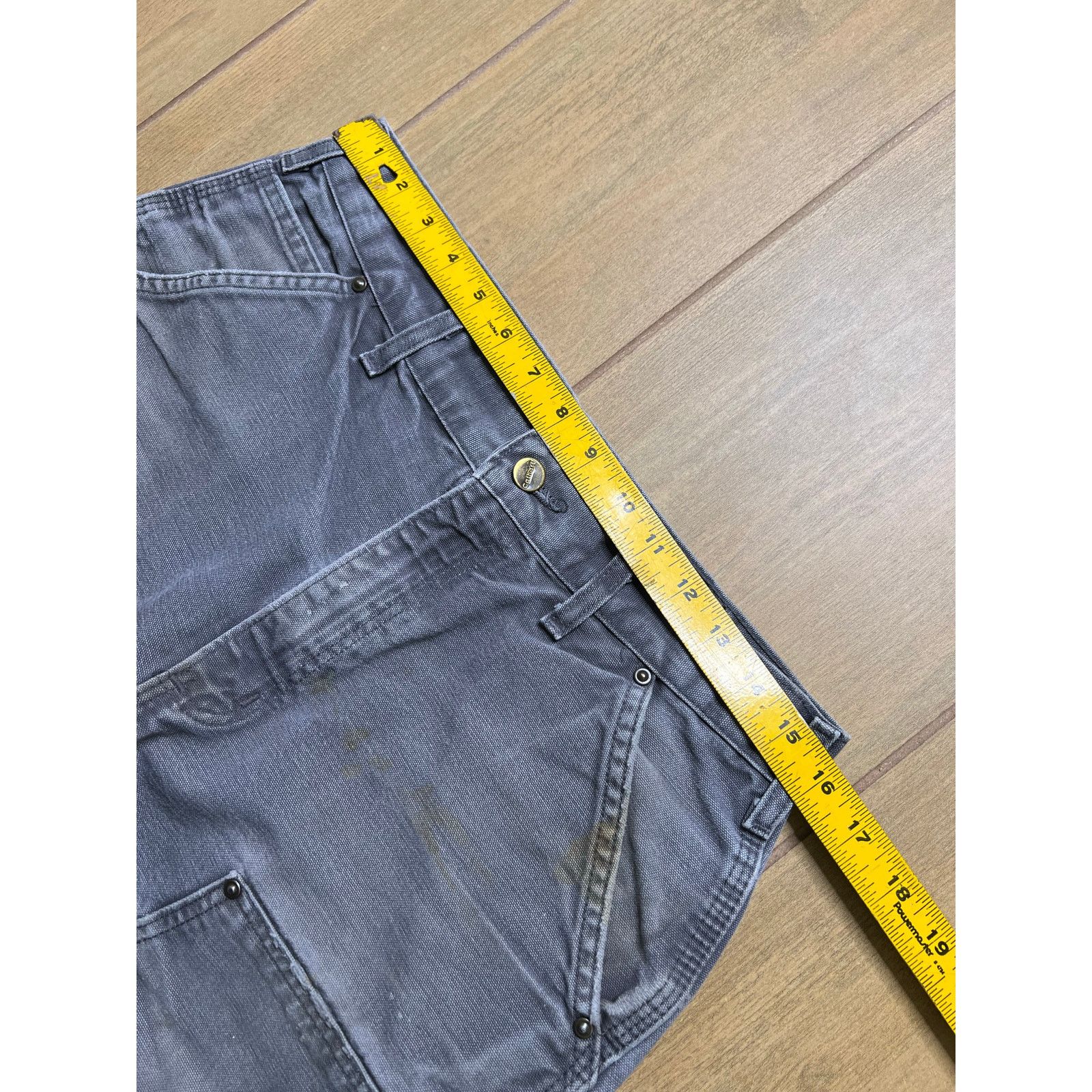Carhartt Carhartt B139 GVL Gray Dungaree Double Knee Pants 32x32 Size US 32 / EU 48 - 6 Thumbnail