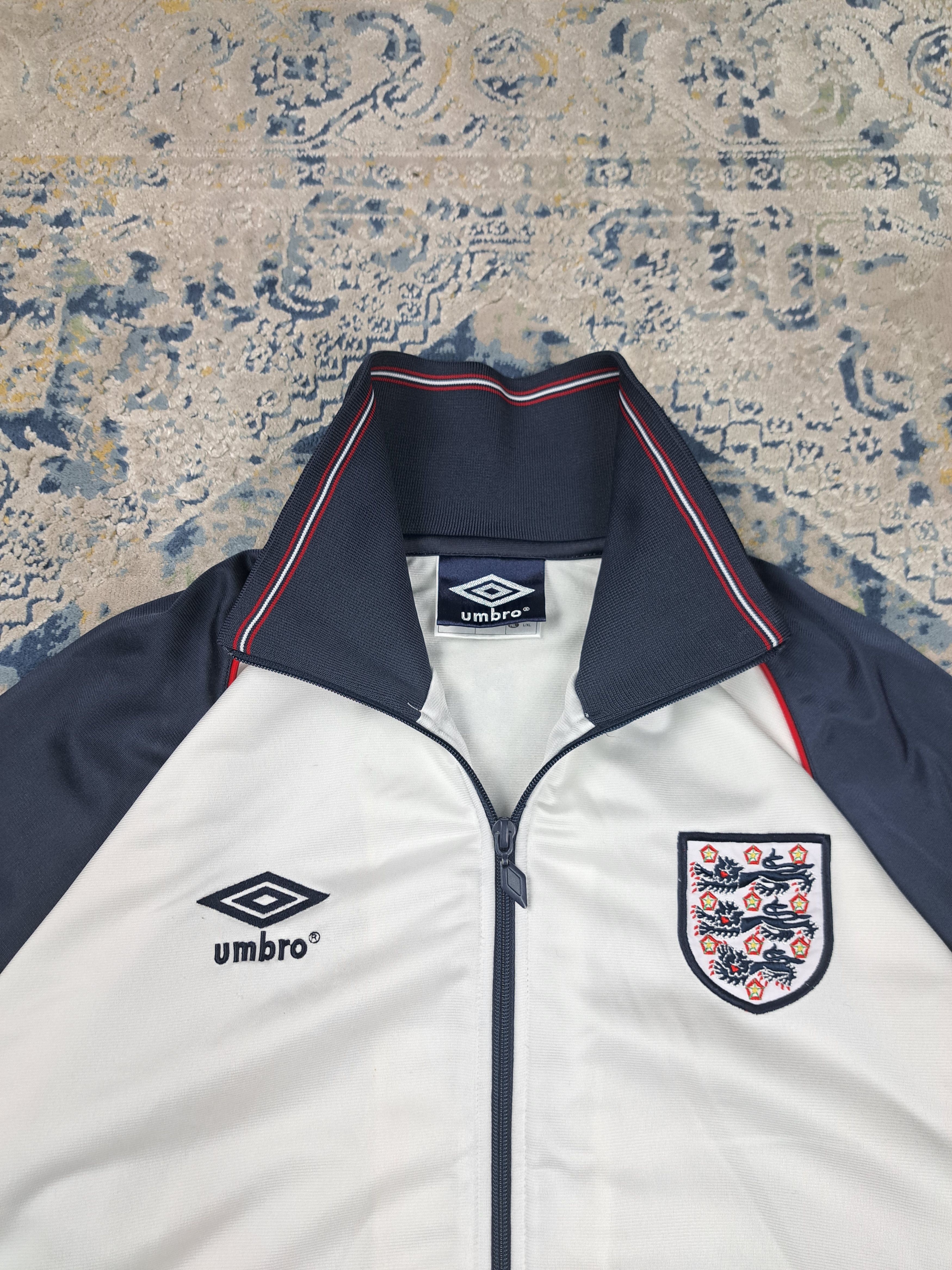 Umbro Vintage 00s Umbro England Track Jacket Blokecore Soccer Size US L / EU 52-54 / 3 - 2 Thumbnail