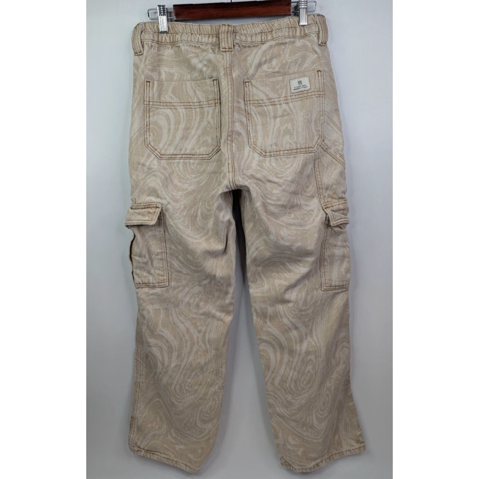 Urban Outfitters Urban Outfitters BDG Skate Jeans Size 29W High Rise Cargo Utility Straight Leg Beige Women 80s 90s Size 29" - 2 Thumbnail