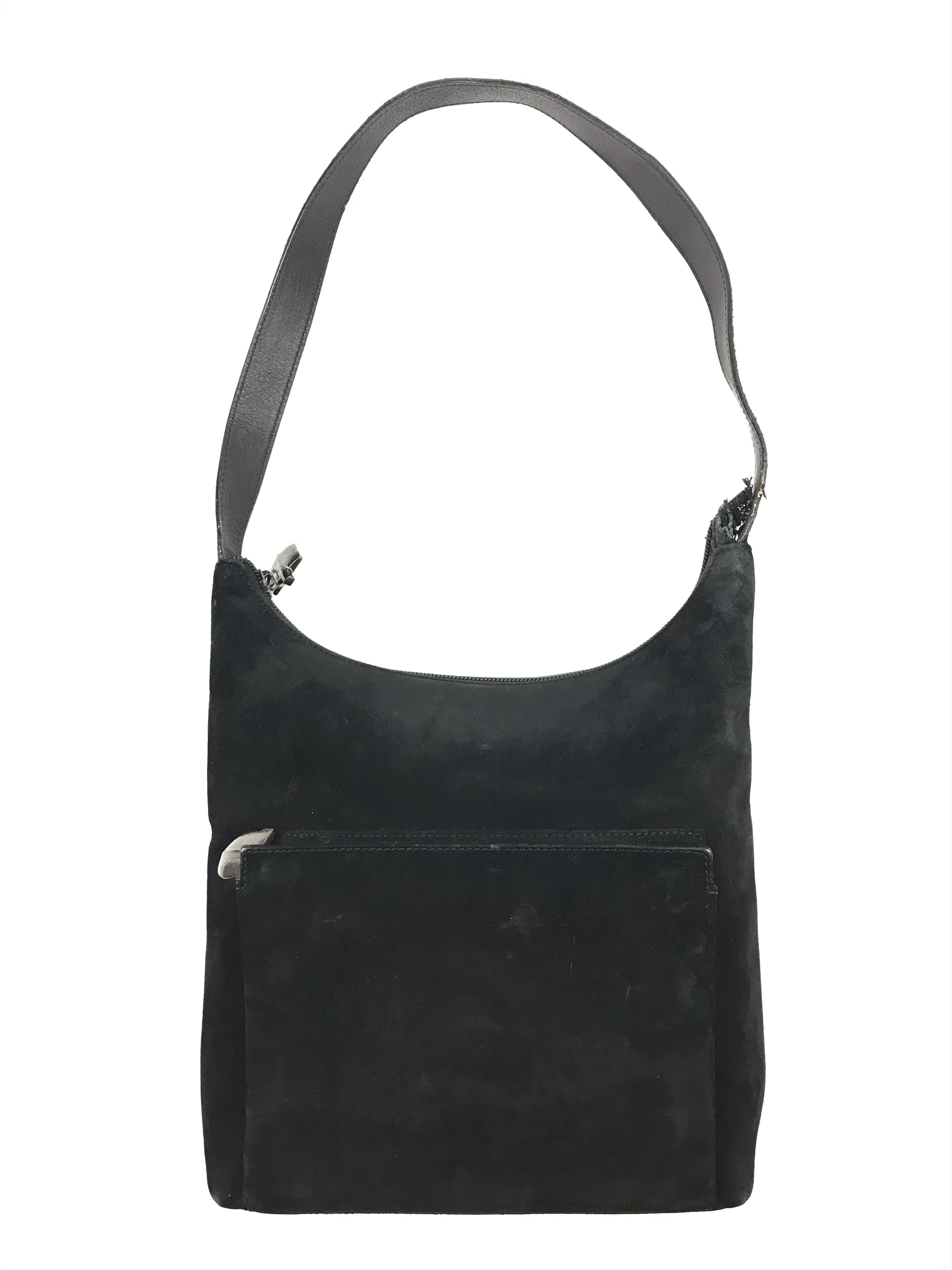 Designer × Salvatore Ferragamo × Vintage Vintage Salvatore Ferragamo Hobo Bag Suede Leather Size ONE SIZE - 1 Thumbnail