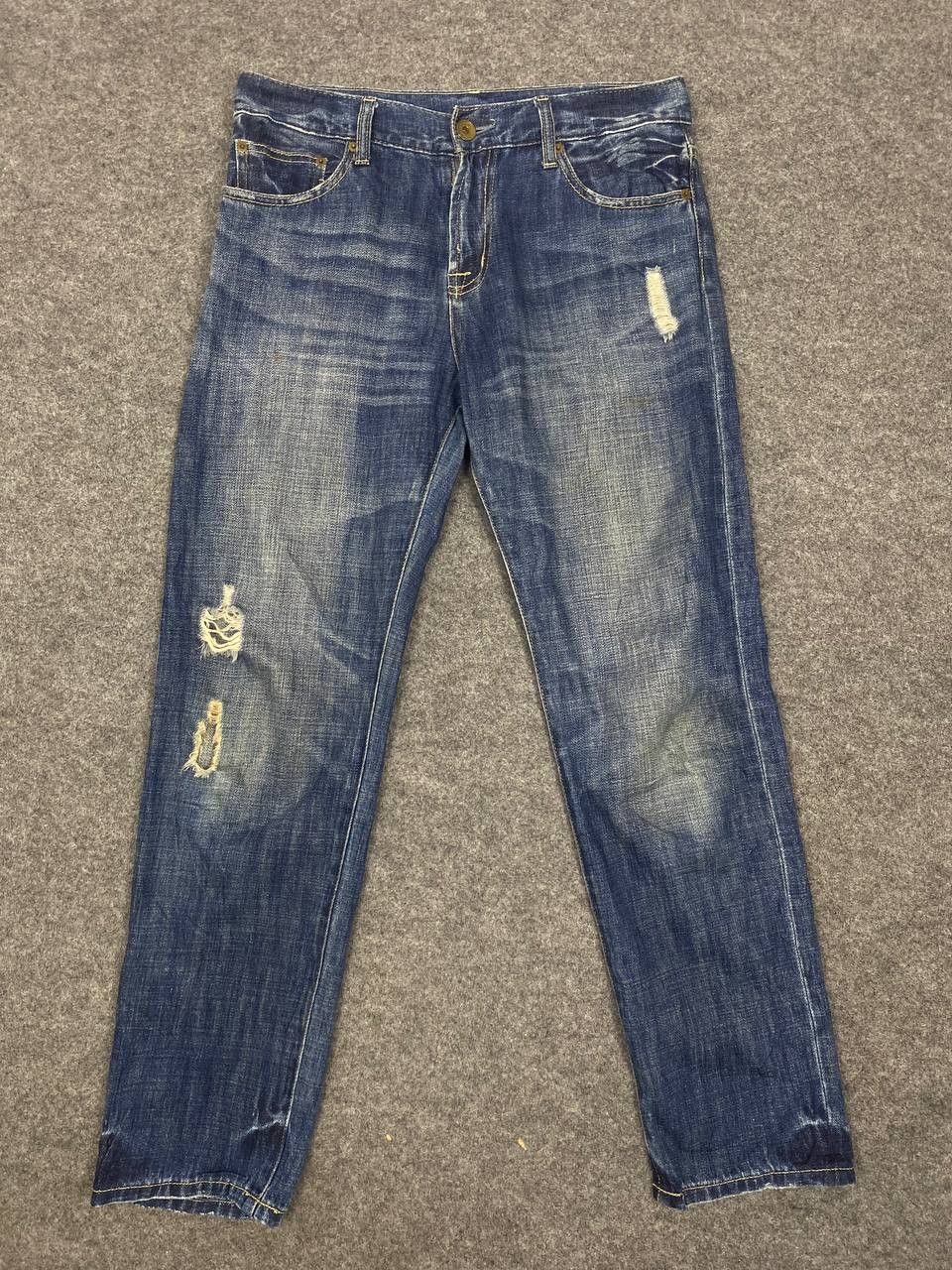 LOWRYS FARM lowrys farm japanese brand distressed denim nice design Size US 34 / EU 50 - 5 Thumbnail