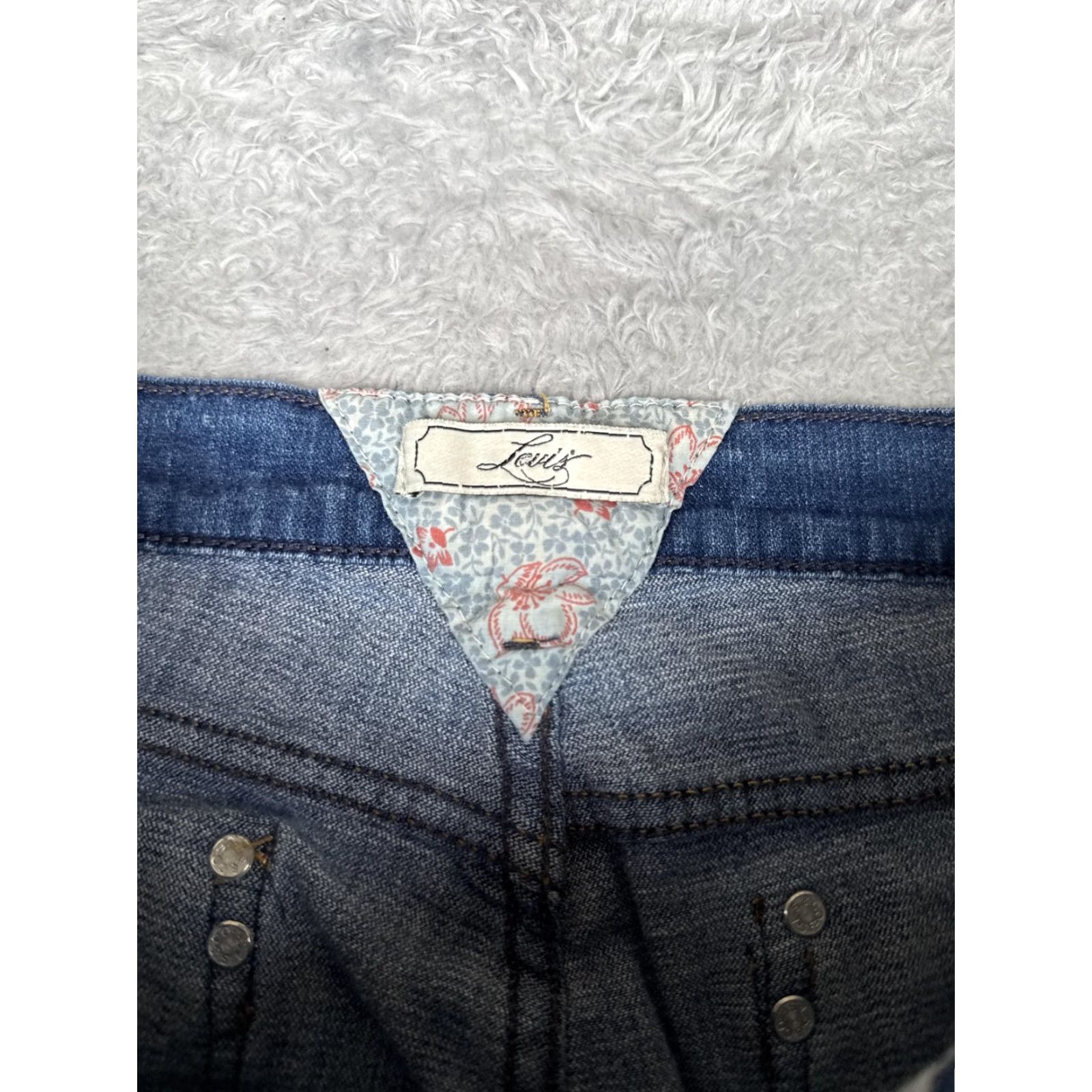 Levi's Levi's Jeans Womens 10 Blue Capri Cropped Capris 5-Pocket Denim Stretch Medium Wash Pockets Size 32" / US 10 / IT 46 - 6 Thumbnail
