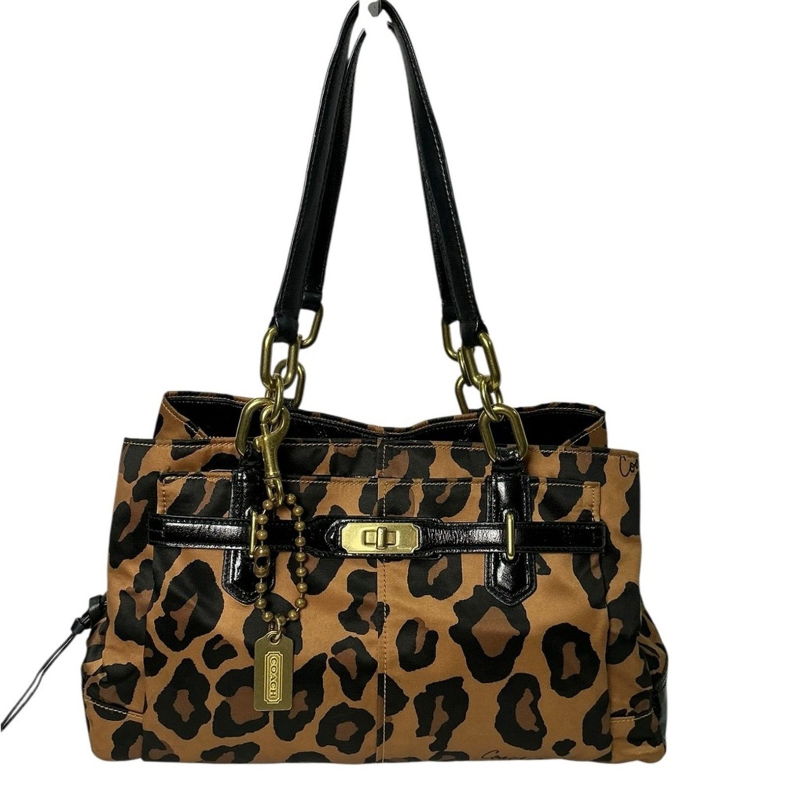 Coach Coach Chelsea Ocelot Jayden Carryall Leopard Shoulder Bag Size ONE SIZE - 1 Thumbnail