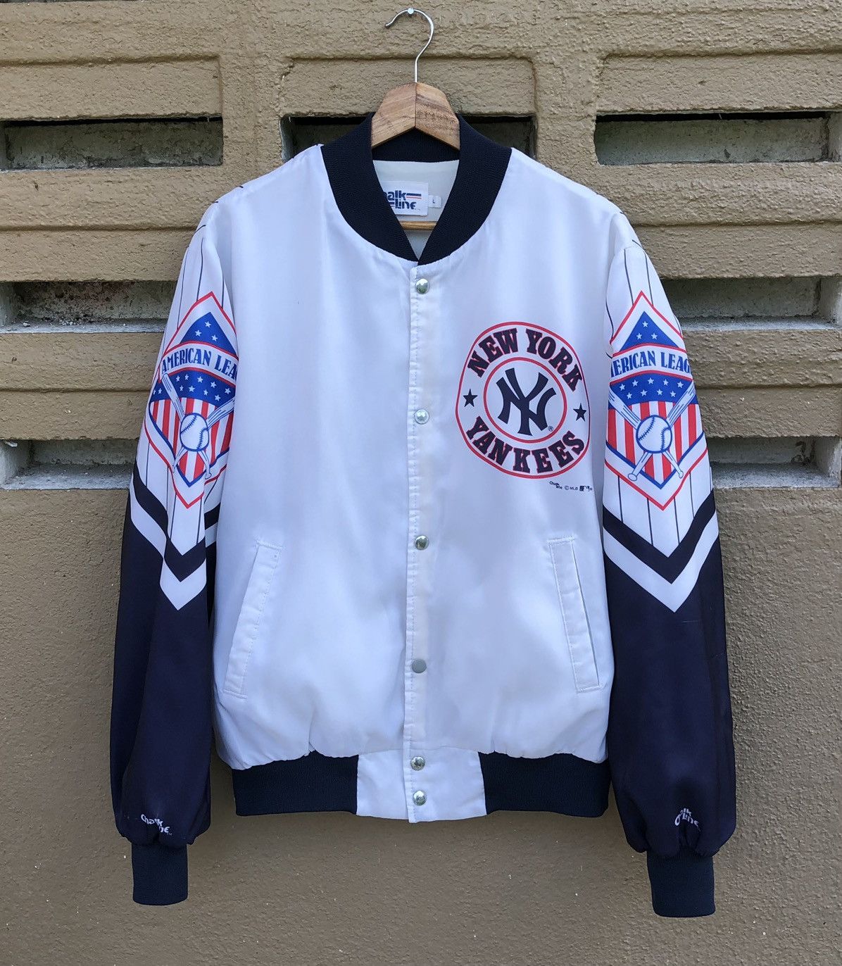 Chalk Line Vintage 1989 Chalk Line Yankees Satin Bronx Bombers Jacket Size US L / EU 52-54 / 3 - 10 Thumbnail