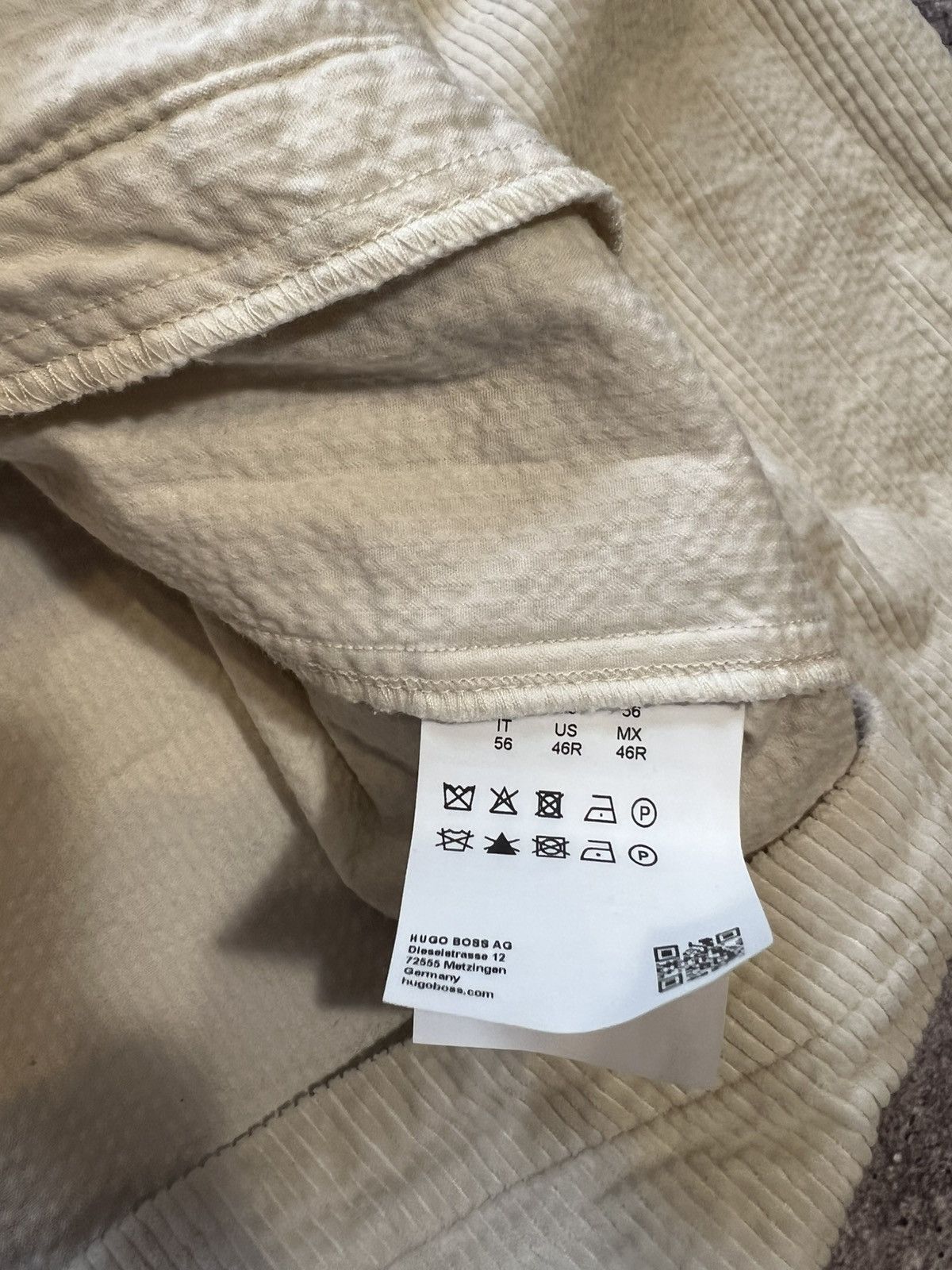 Hugo Boss Corduroy Overshirt Jacket Xl