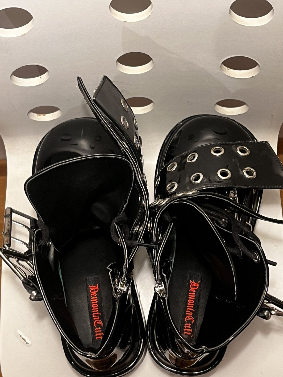 Demonia Cult Demonia Cult Bear-104 Platform Boots Size US 11.5 / IT 41.5 - 10 Thumbnail