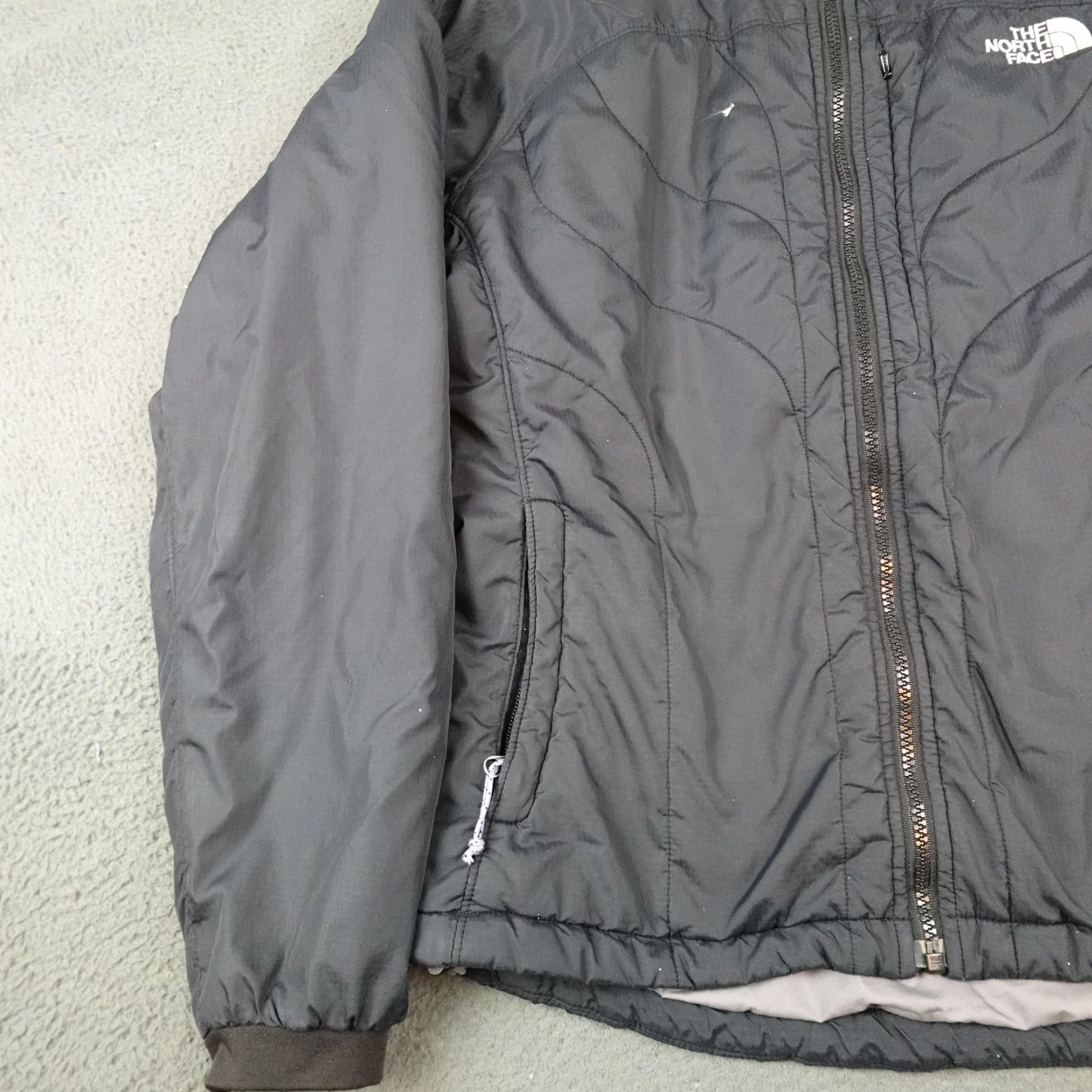 The North Face The North Face Jacket Womens Medium Black PrimaLoft Insulated Full Zip Puffer Size M / US 6-8 / IT 42-44 - 3 Thumbnail