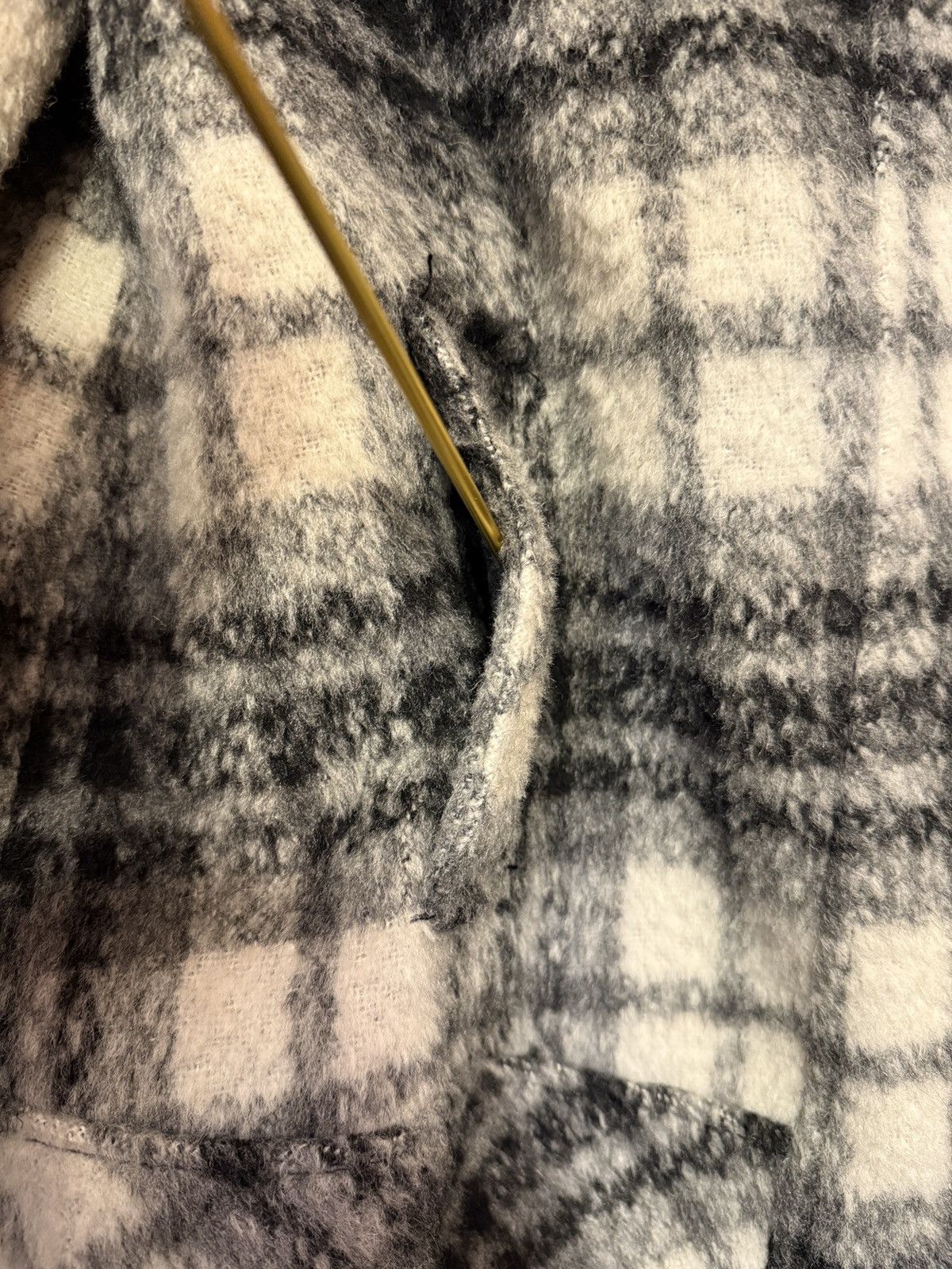 Guess Guess Los Angeles B&W Plaid Wool Moto 3/4 Sleeve Y2K Jacket Size S / US 4 / IT 40 - 7 Thumbnail