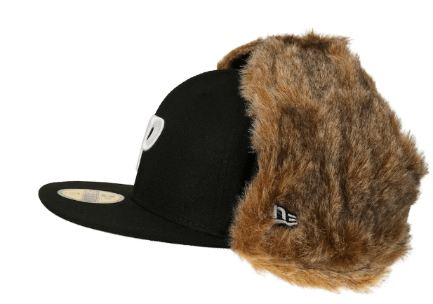 New Era × Palace Palace New Era Mask Dogear 59Fifty Black 7 5/8 Fur Size ONE SIZE - 4 Thumbnail