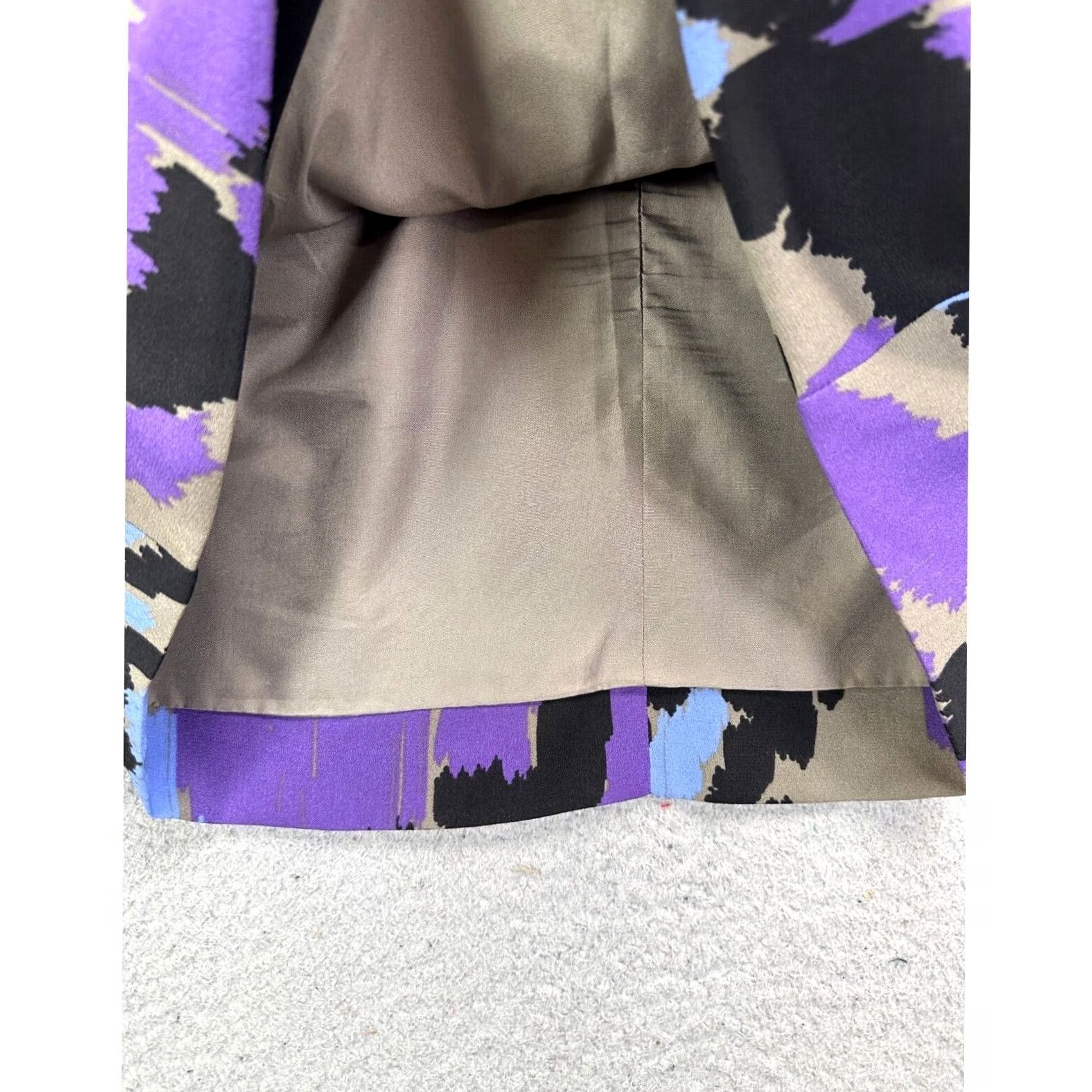 Banana Republic Banana Republic Skirt Womens 6 Multi Geometric Straight Pencil Wrap Pleated Mini Size 28" / US 6 / IT 42 - 5 Thumbnail