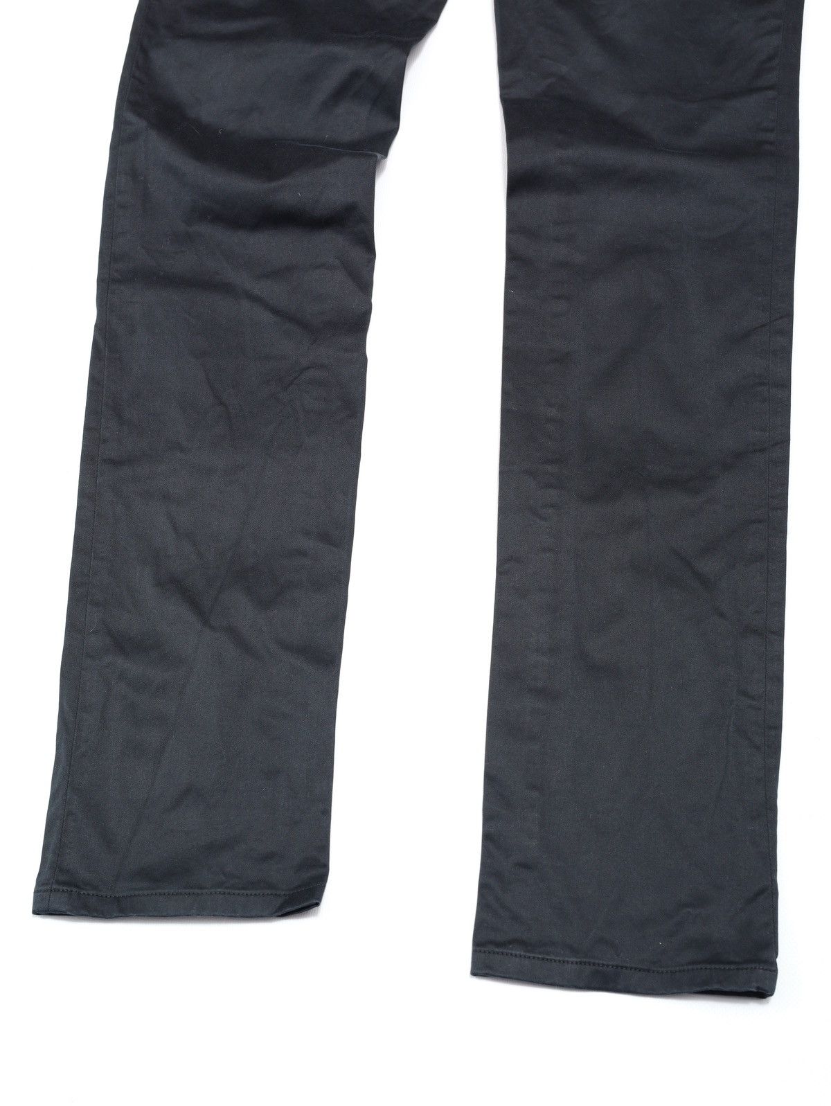 Jil Sander Jil Sander Slim Black Satin Cotton Pants Canova Sateen Size 28" / US 6 / IT 42 - 14 Thumbnail